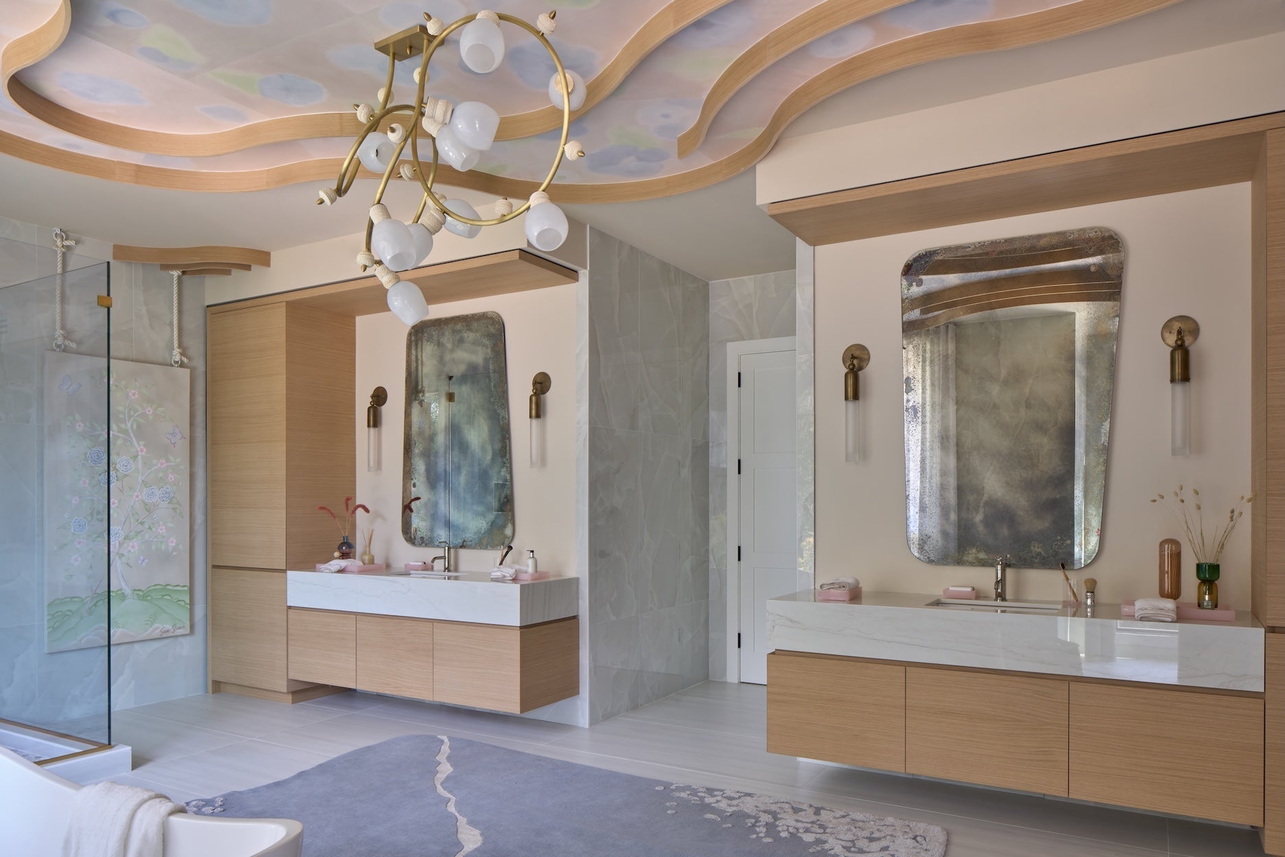 Hamptons Showhouse featuring Mike + Ally bath accessories