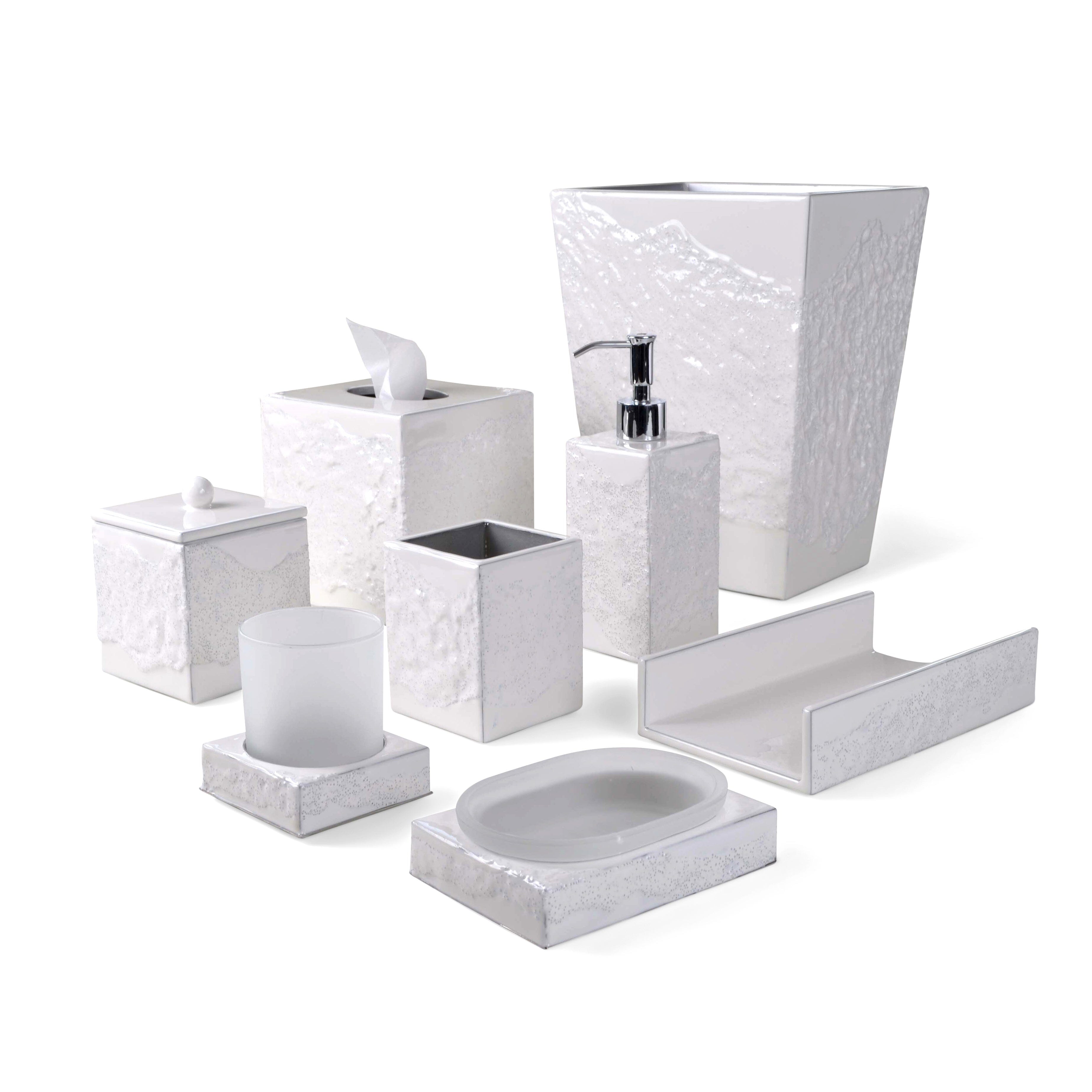 Monochromatic smooth and rough textures for an industrial chic aesthetic