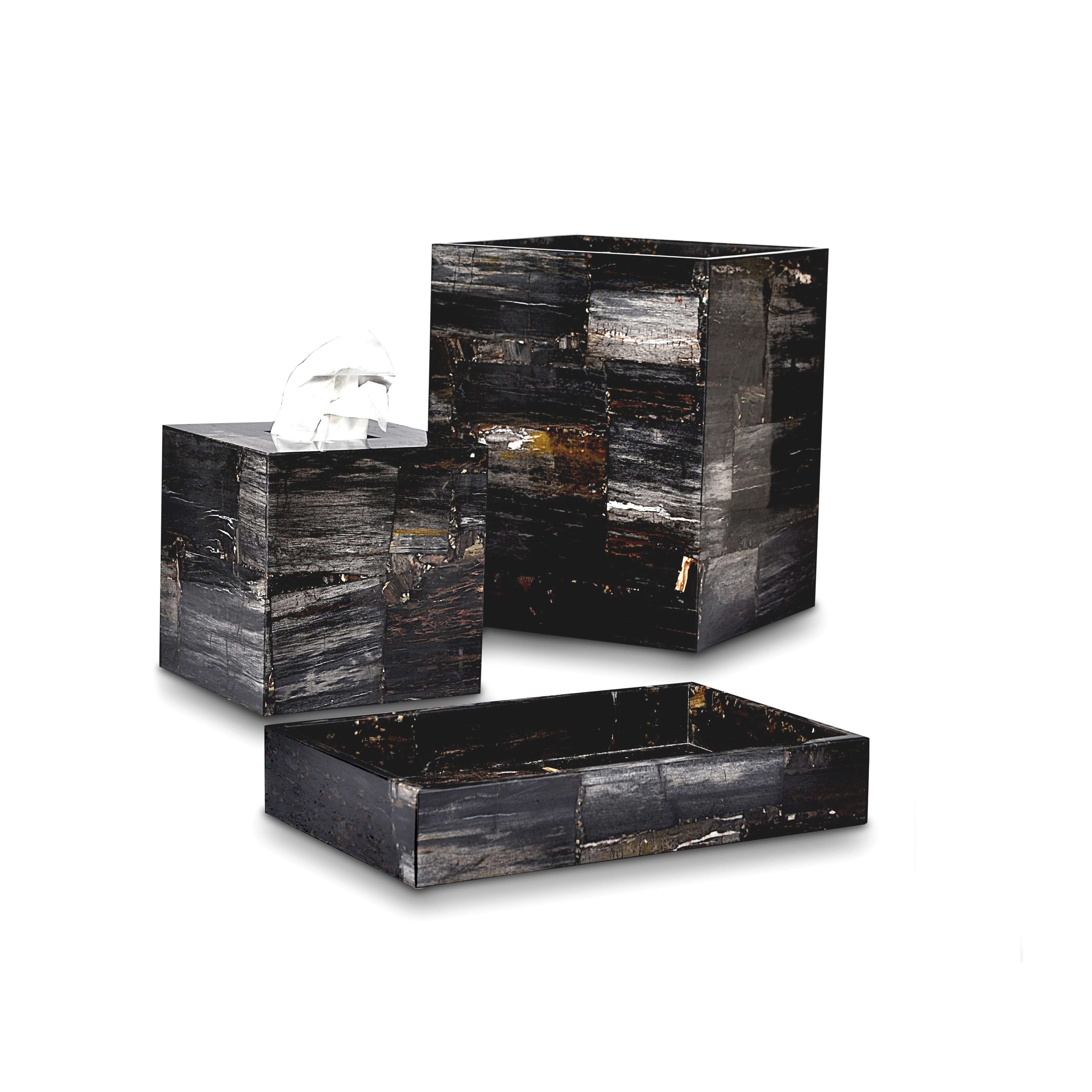 Mike + Ally Gemstone Premium Retro Wood - Bathroom accessories