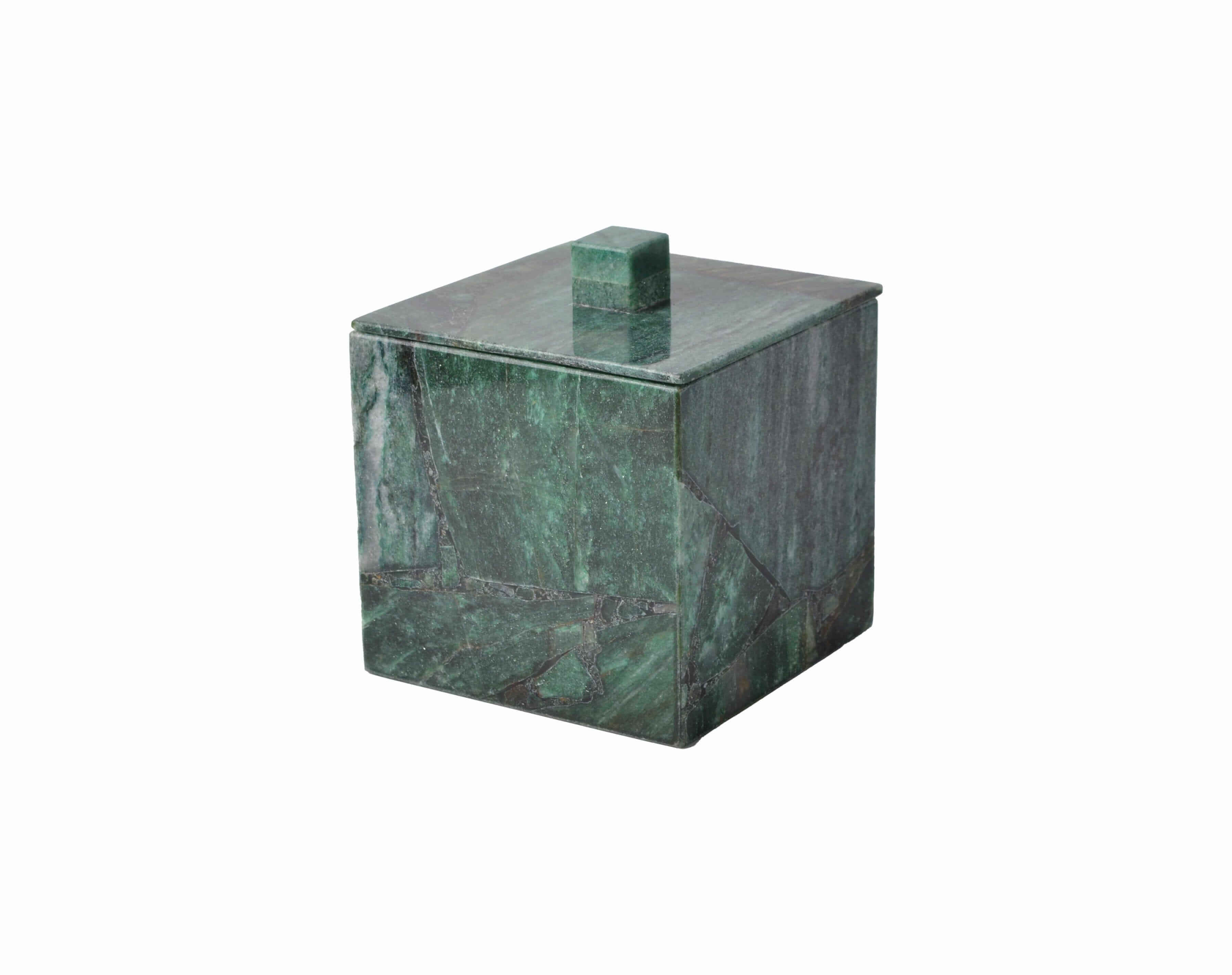Mike + Ally TAJ GREEN AVENTURINE CONTAINER - Bathroom accessories set