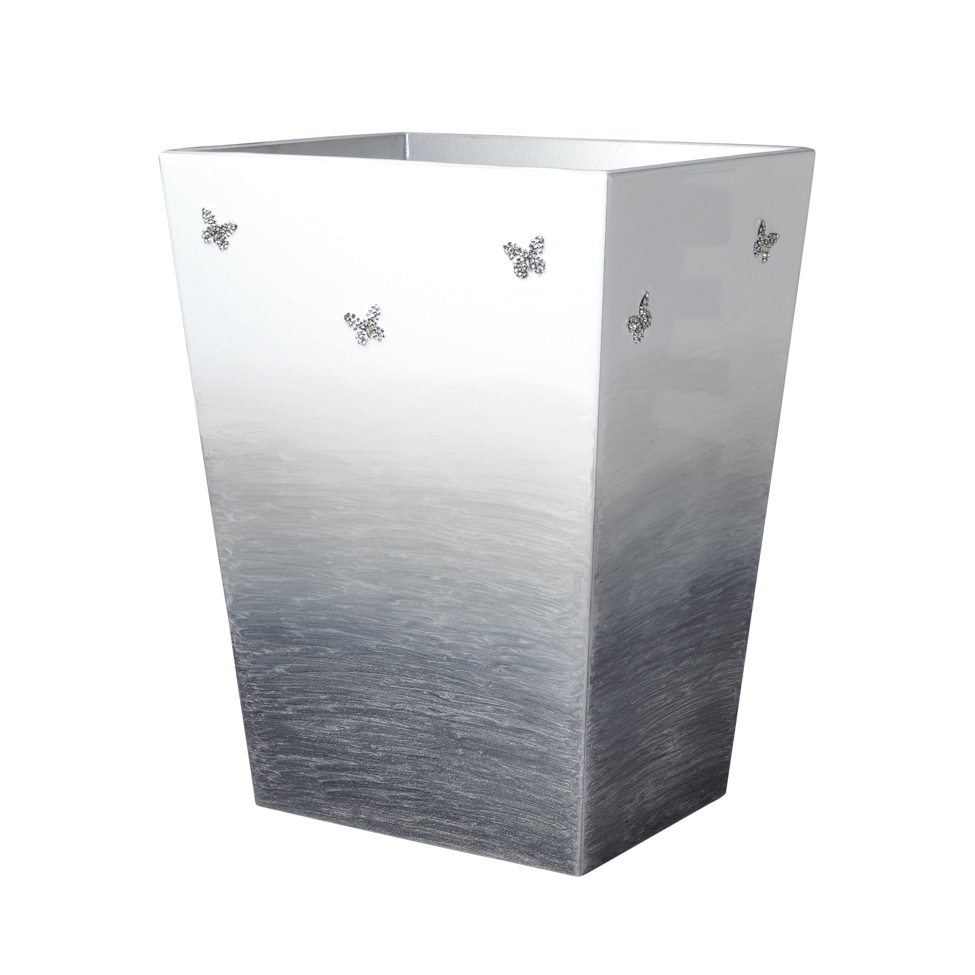 Elegant Bathroom Butterfly Wastebasket