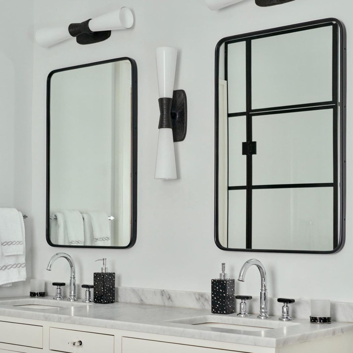 Emily Kaufman bathroom styling with Mike+ally Accessories