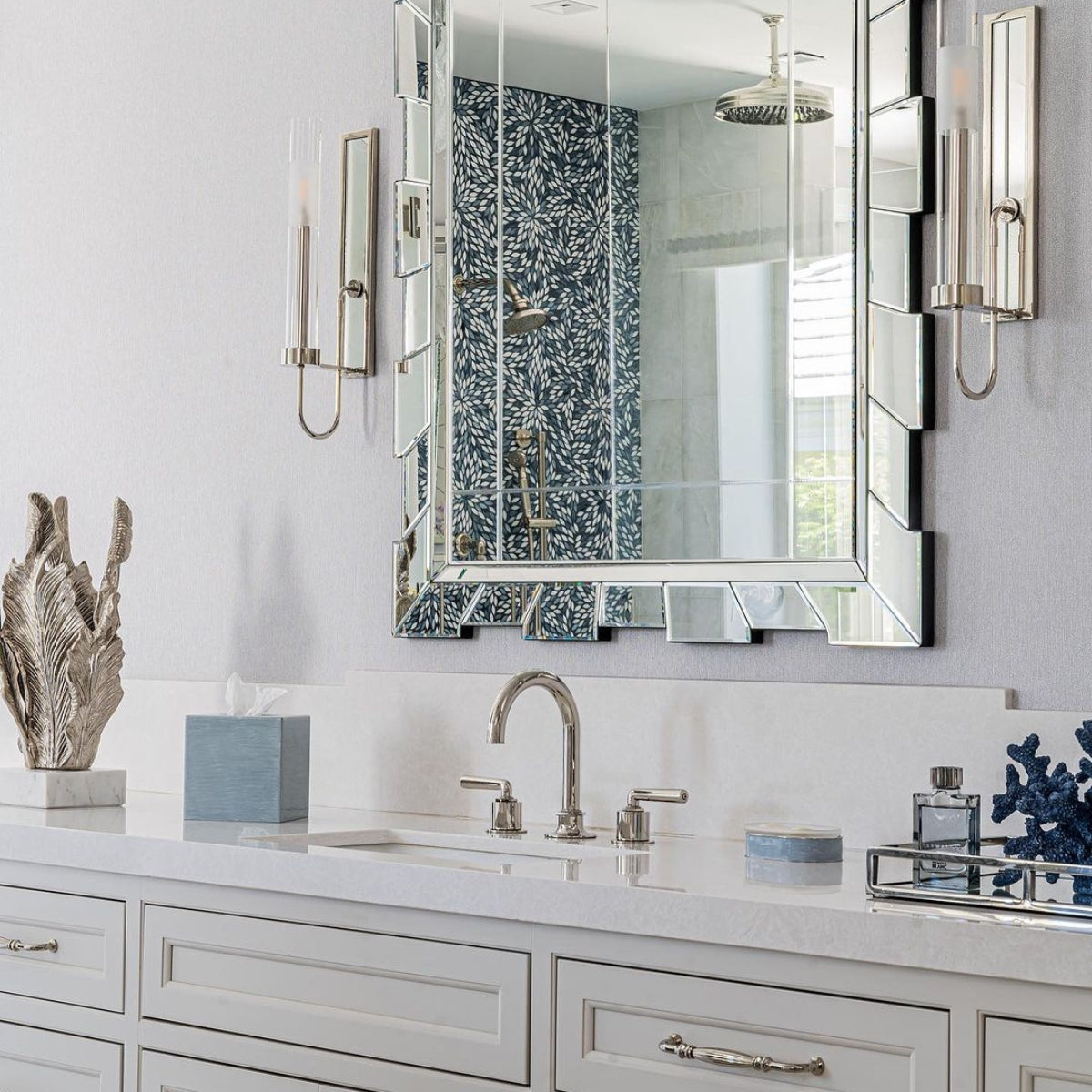 Erin Cantu Bathroom Styling with Mike+Ally Bathroom Accessories