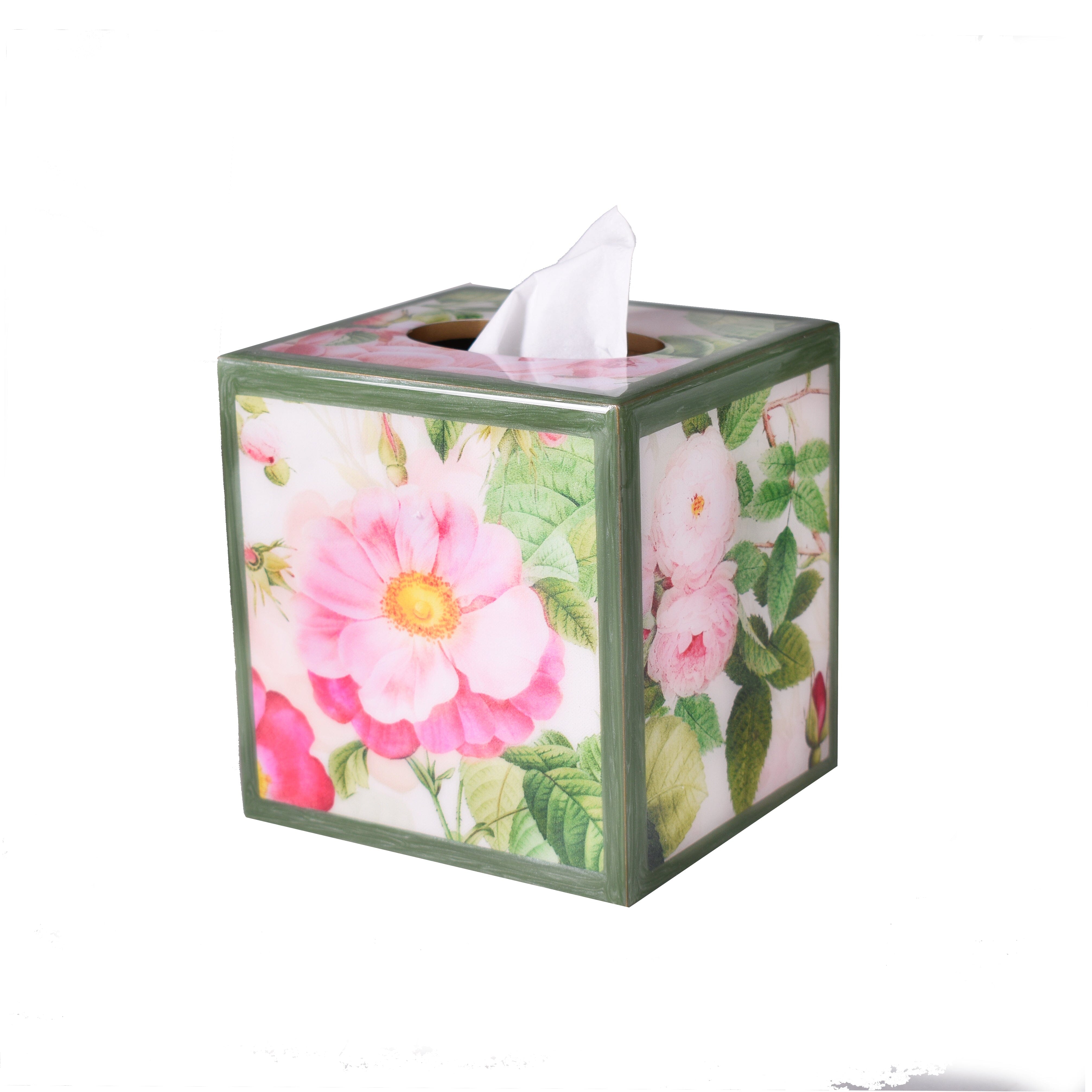 Tissue boutique with floral print