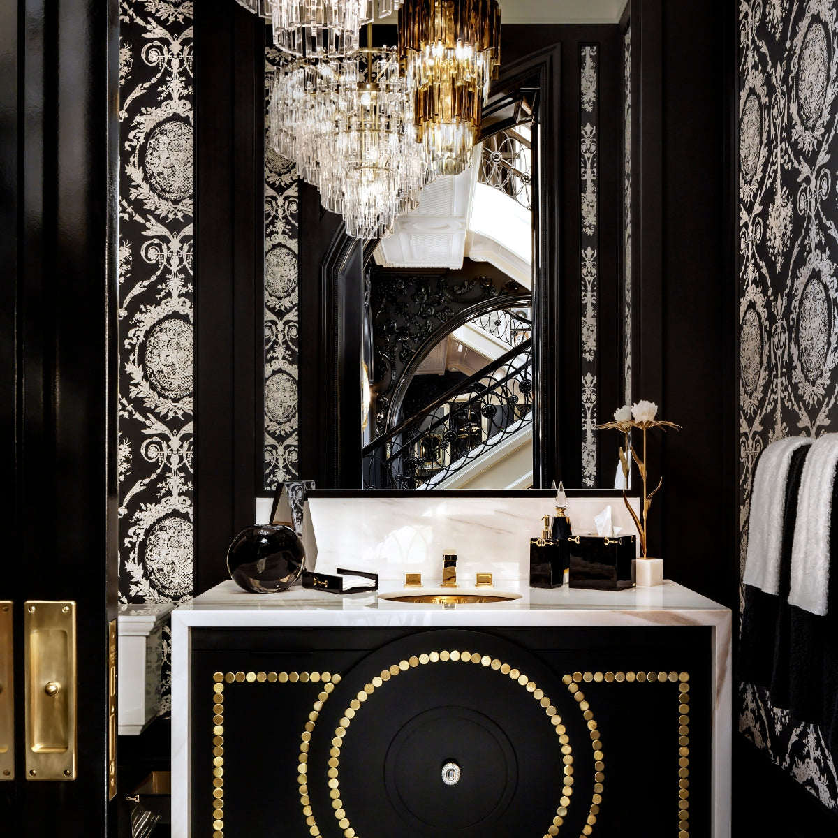 Lorri Morris bathroom styling with Mike+Ally bathroom accessories