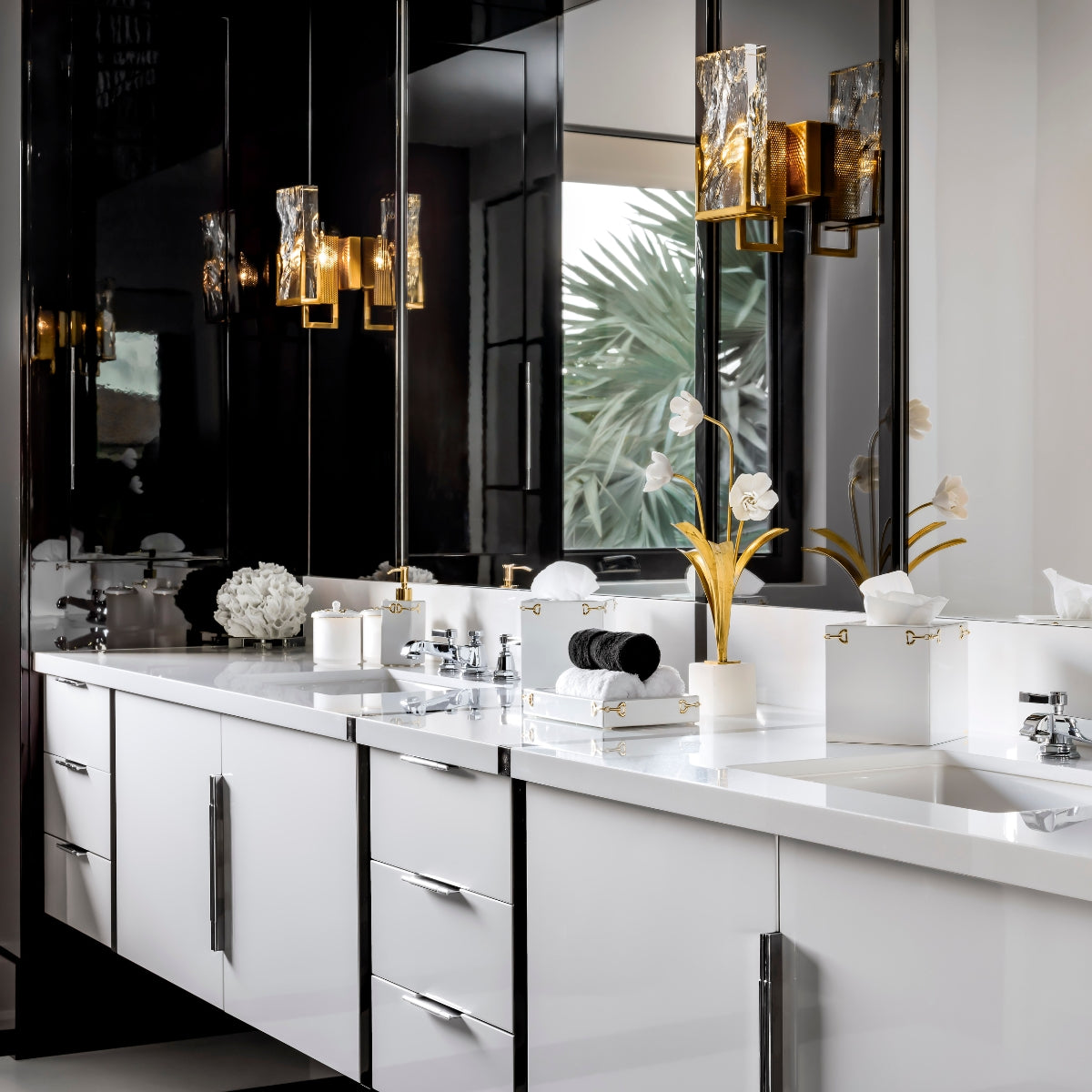 Lorri Morris bathroom styling with Mike+Ally bathroom accessories