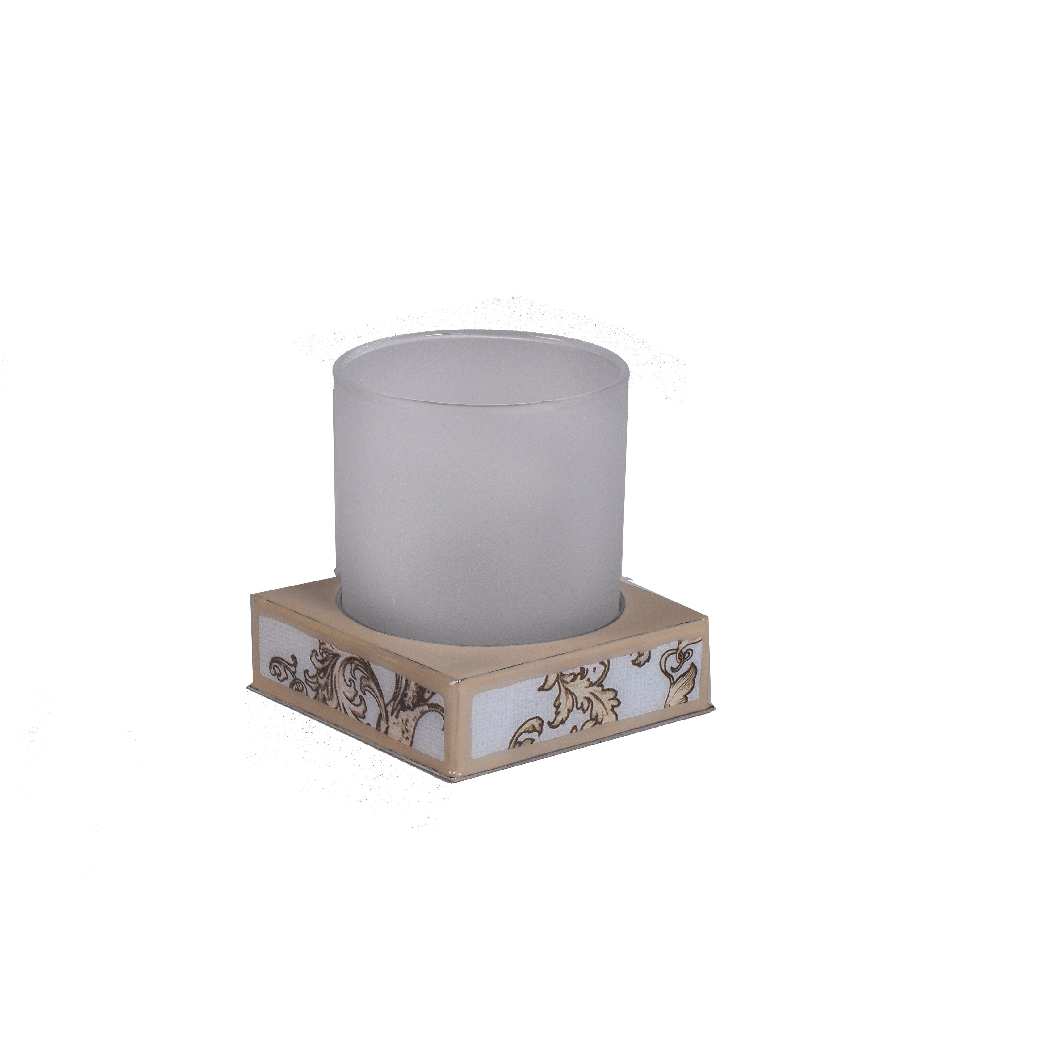 glass tumbler with seal life motif