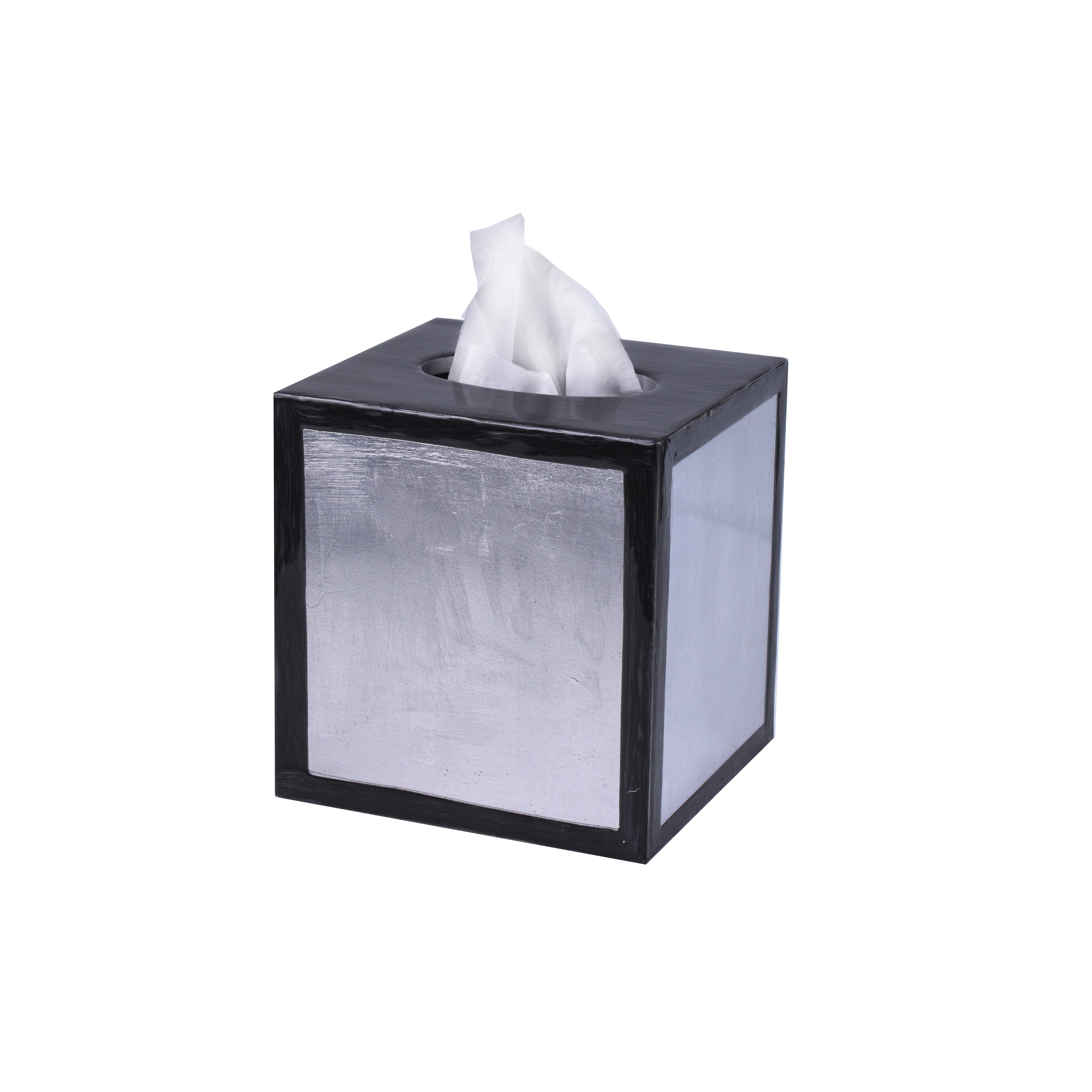 luxury tissue boutique with silver foill