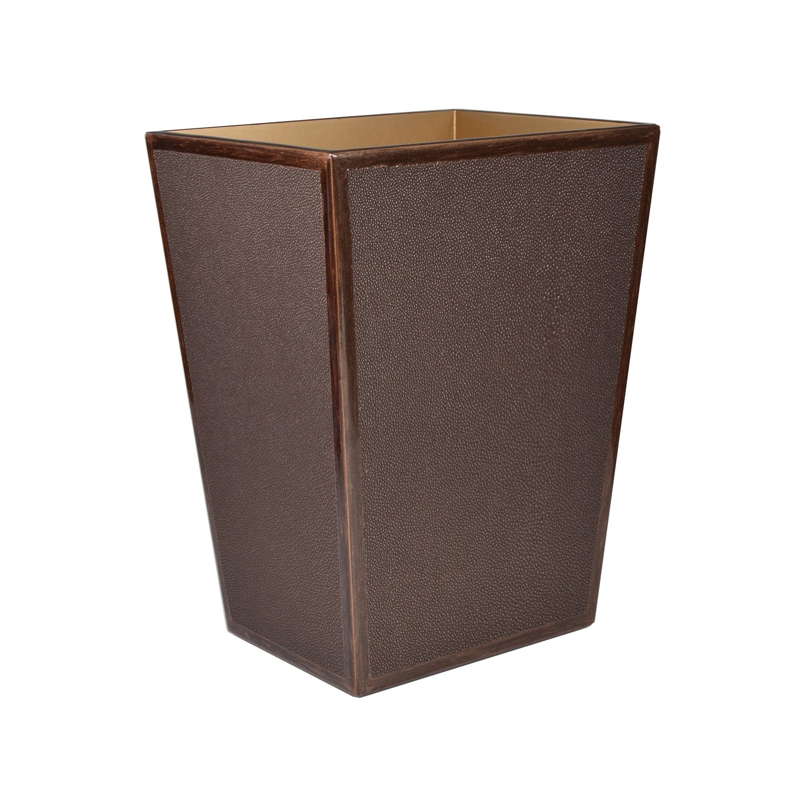Shagreen Wastebasket + Liner