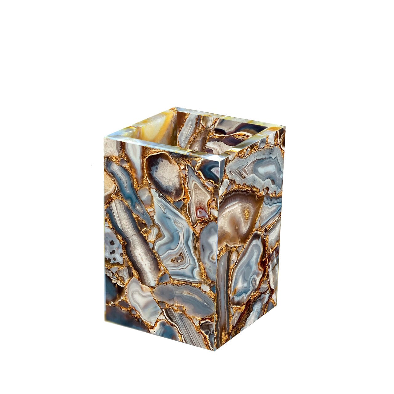 Agate Brush Cup - Gemstone Collection