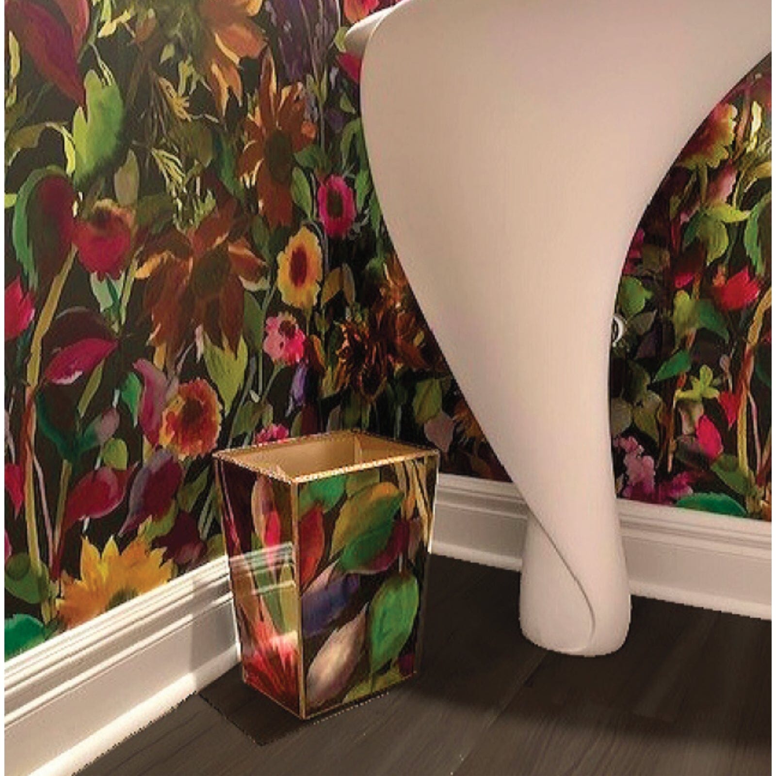 Custom wastebasket by Mike+Ally