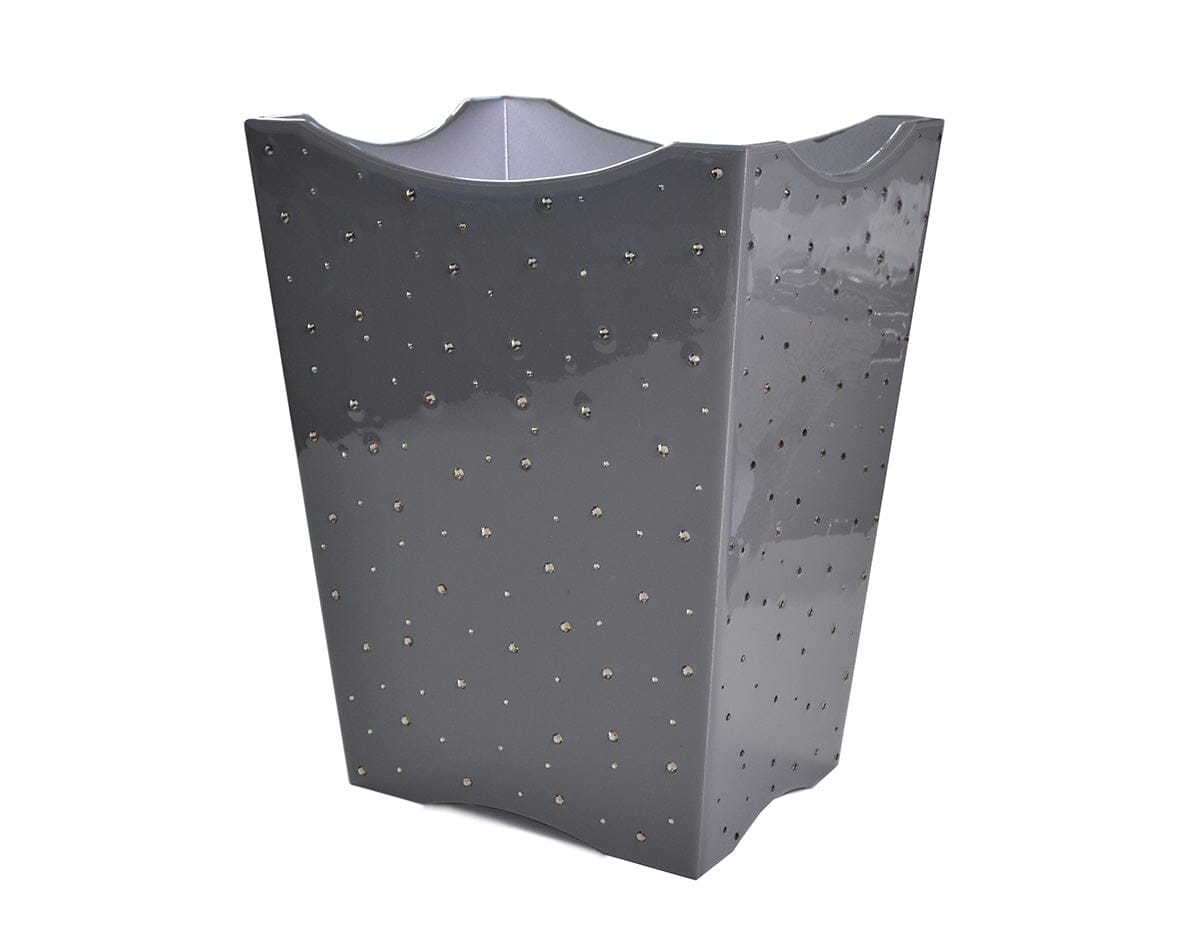 Stardust Scalloped Wastebasket