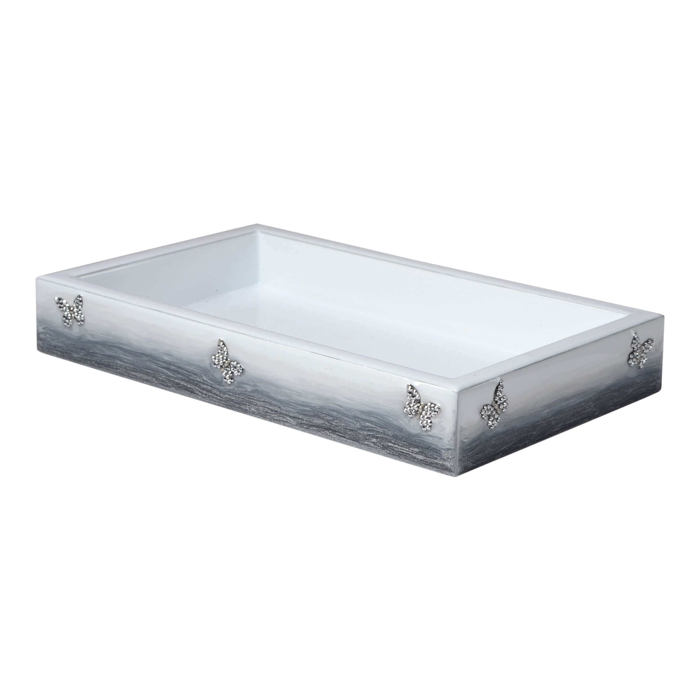 Elegant Bathroom Butterfly Tray - Breeze
