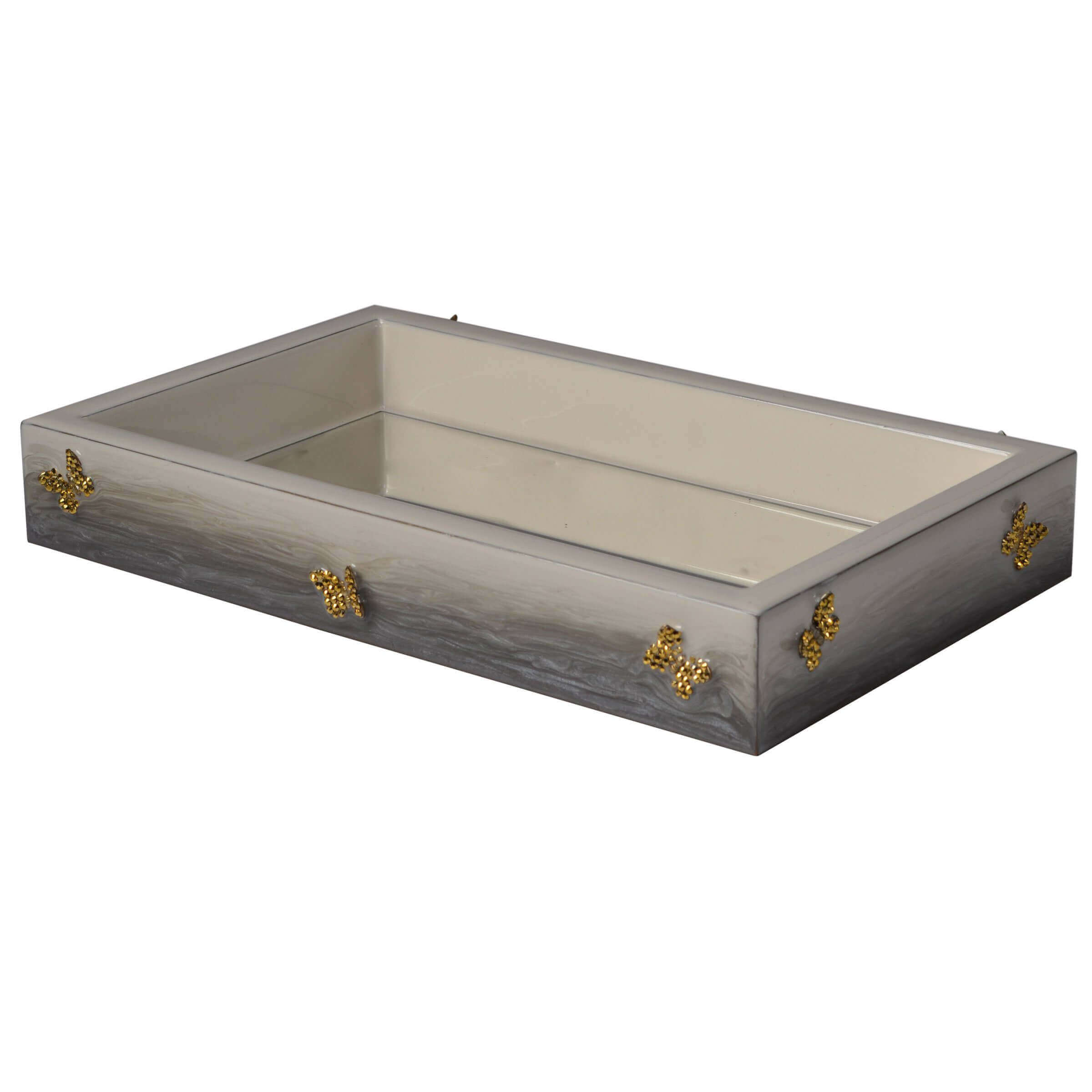 Elegant Bathroom Butterfly Tray - Breeze