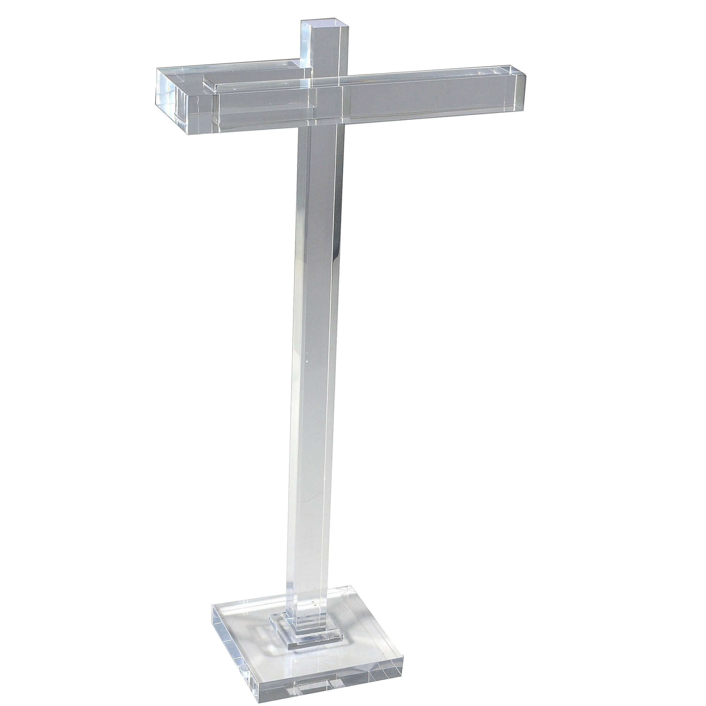 Lucite Hand Towel Stand - Ice Modern Luxury Bath