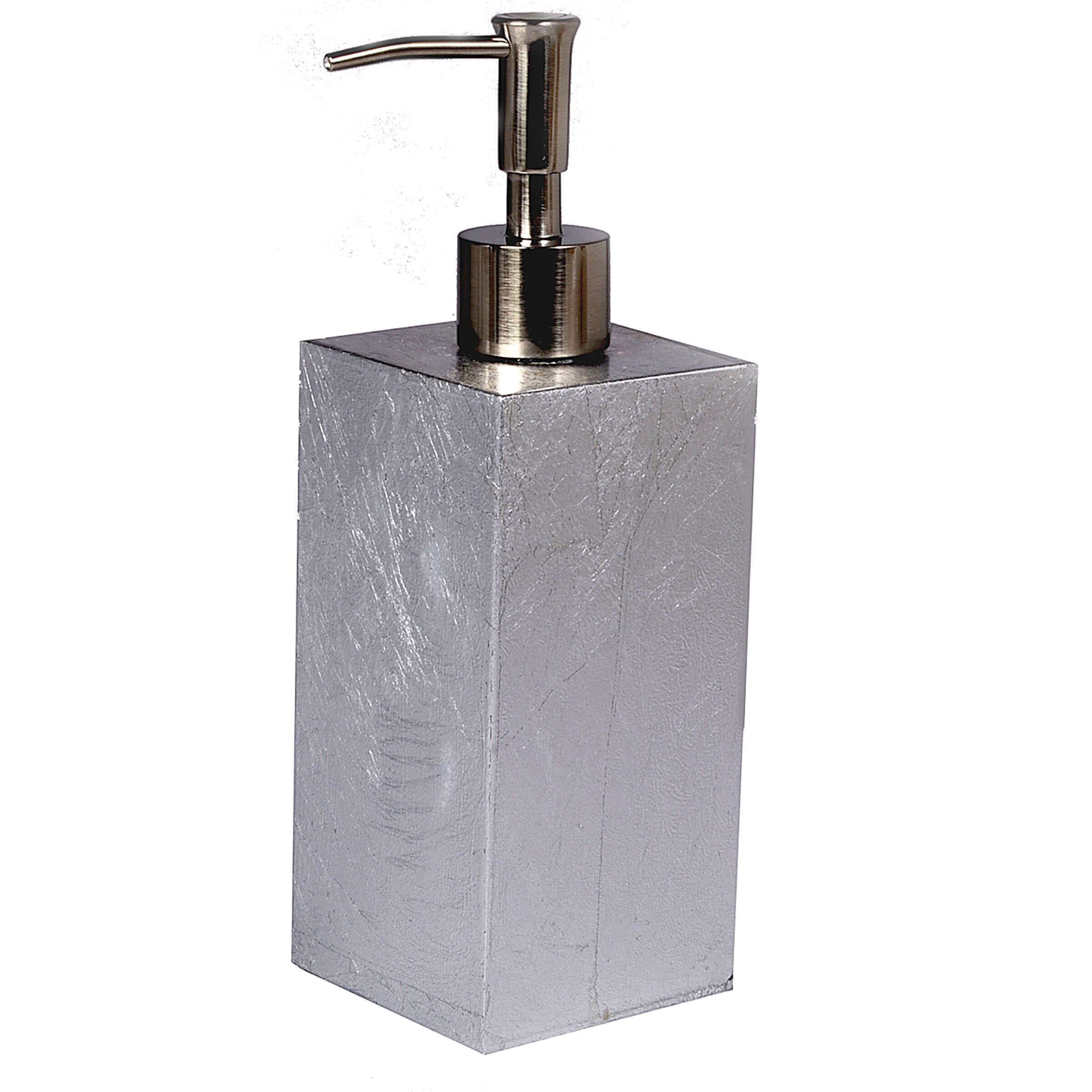 silver lotion pump - eos Modern Bath Accessory
