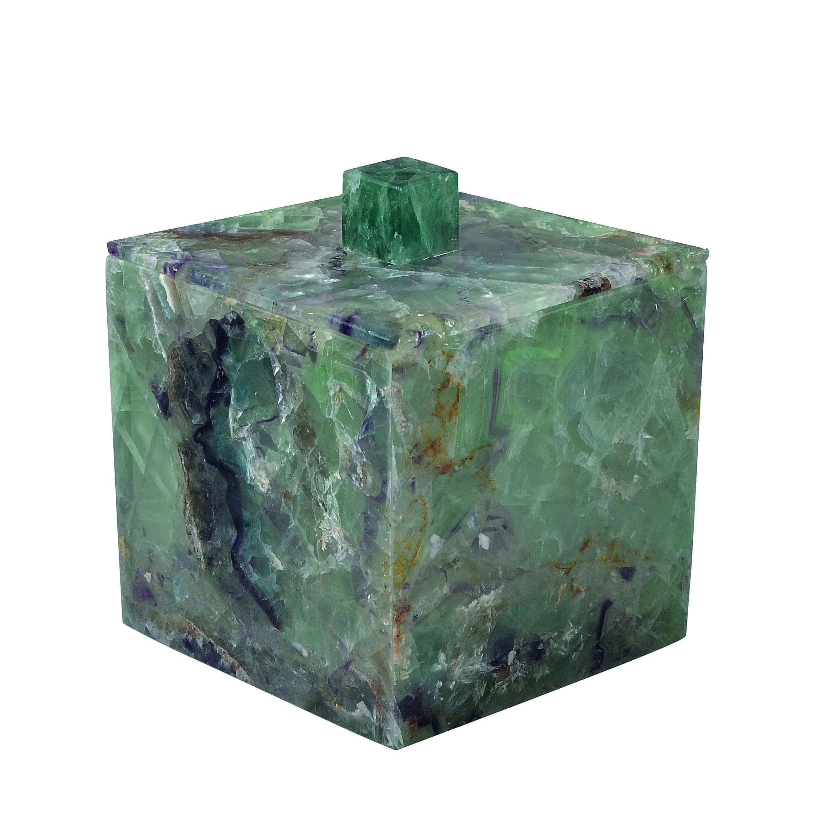 Mike + Ally Taj Fluorite Container - Bathroom accessories set
