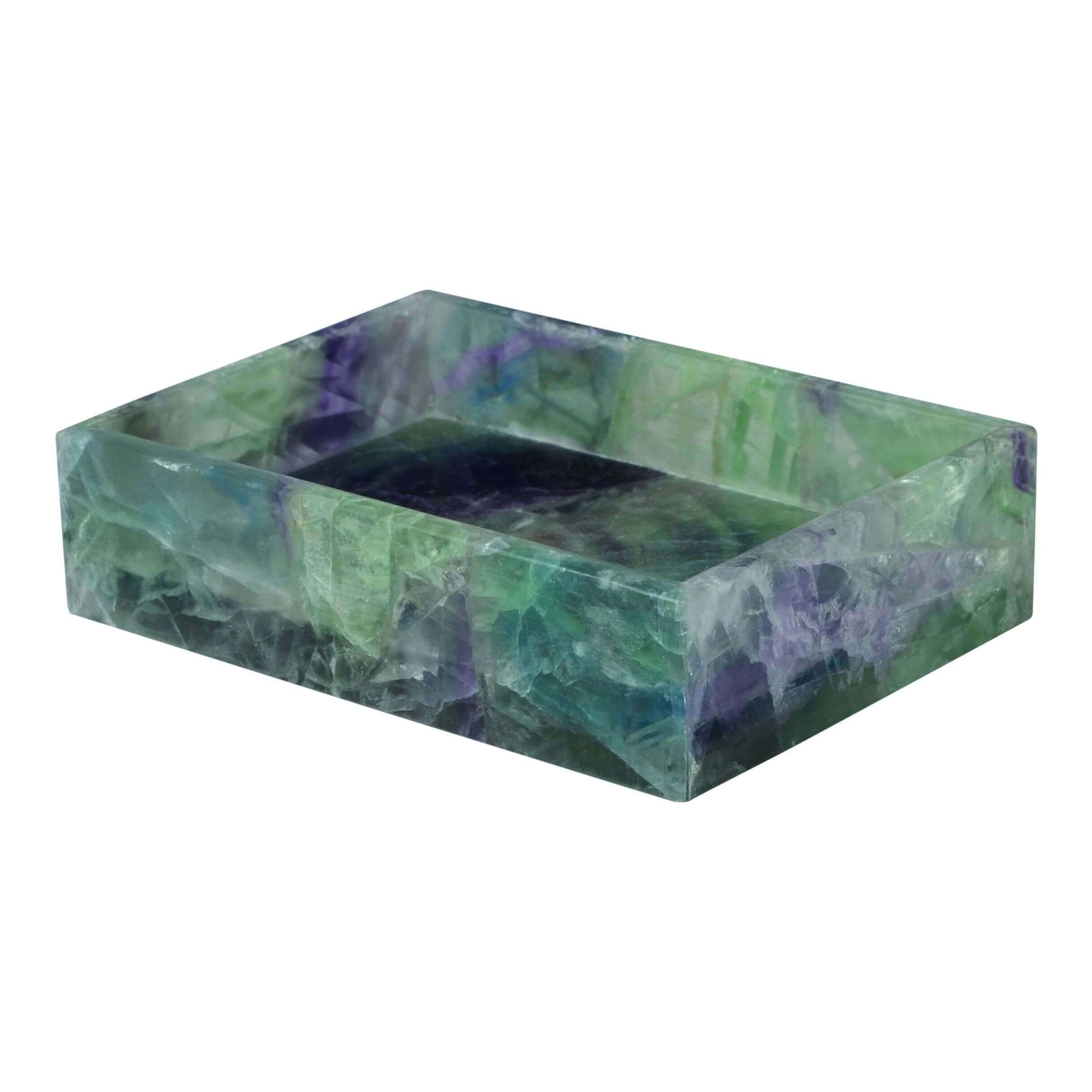 Mike + Ally Taj Fluorite Soap Dish - Bathroom accessories set