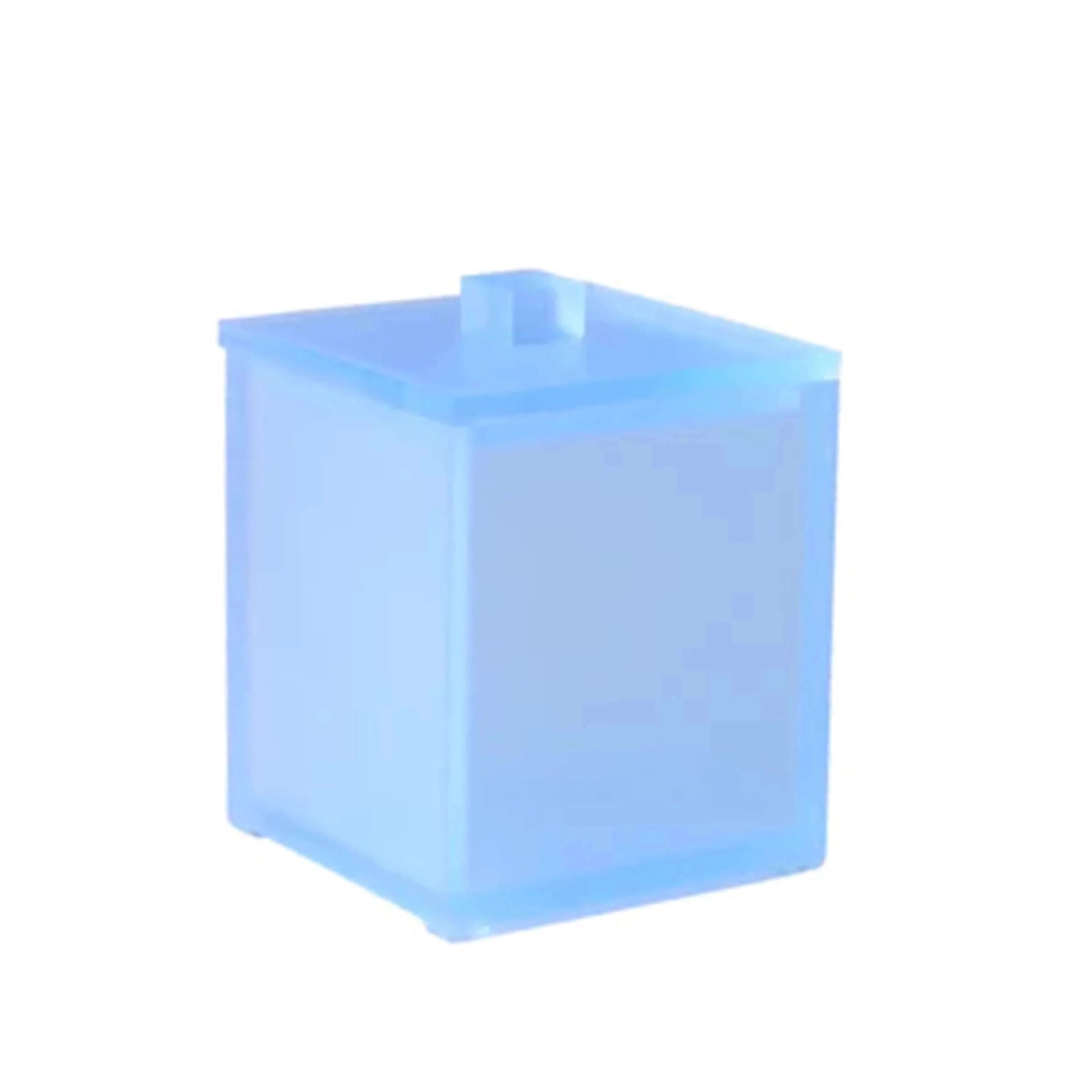 Mike + Ally Ice Frosted Sky Container - black bathroom accessories