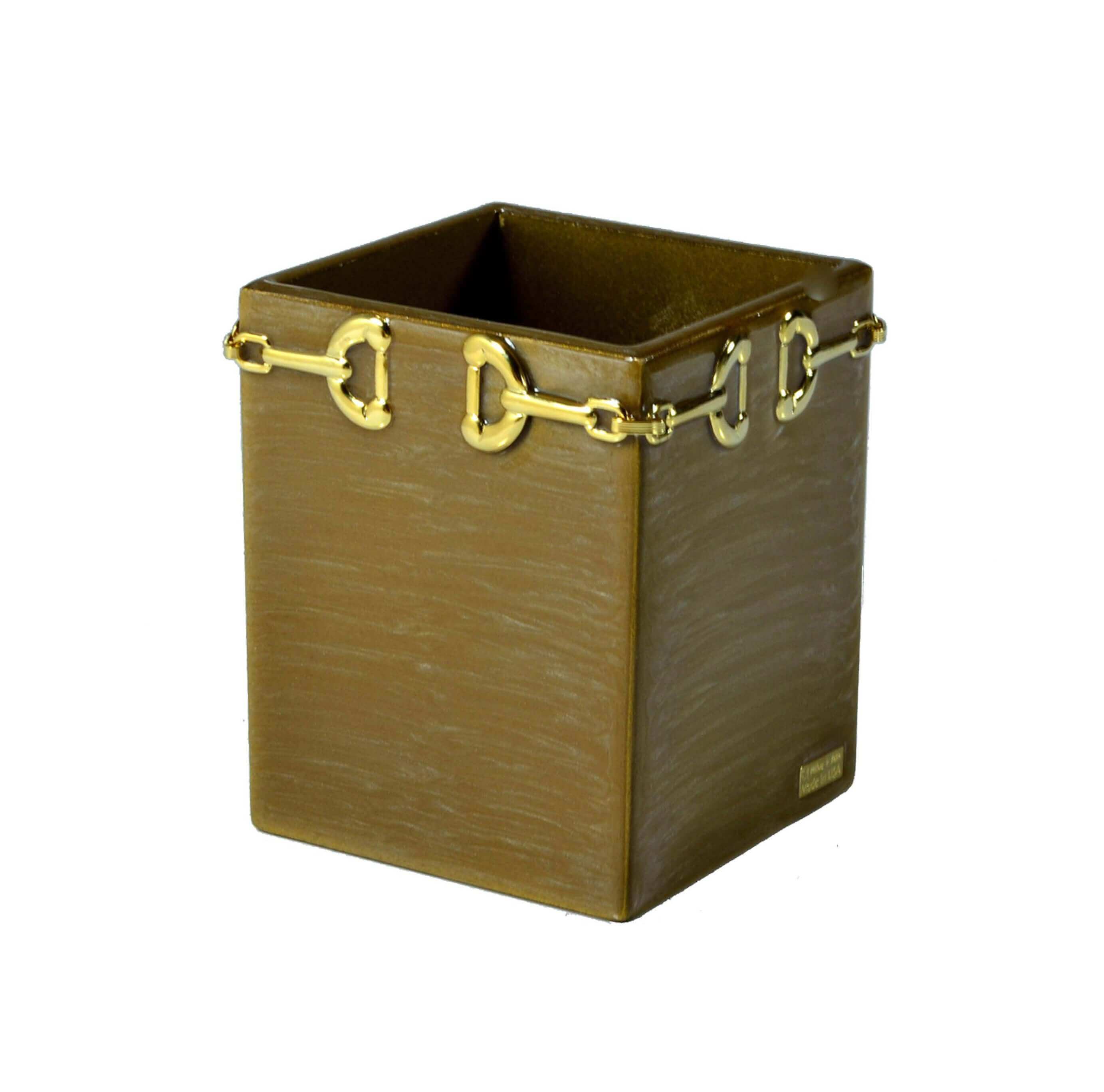 Mike + Ally Hampton brush holder - bathroom decorations