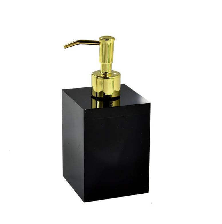 Mike + Ally Ice Black Lotion pump - black bathroom accessories