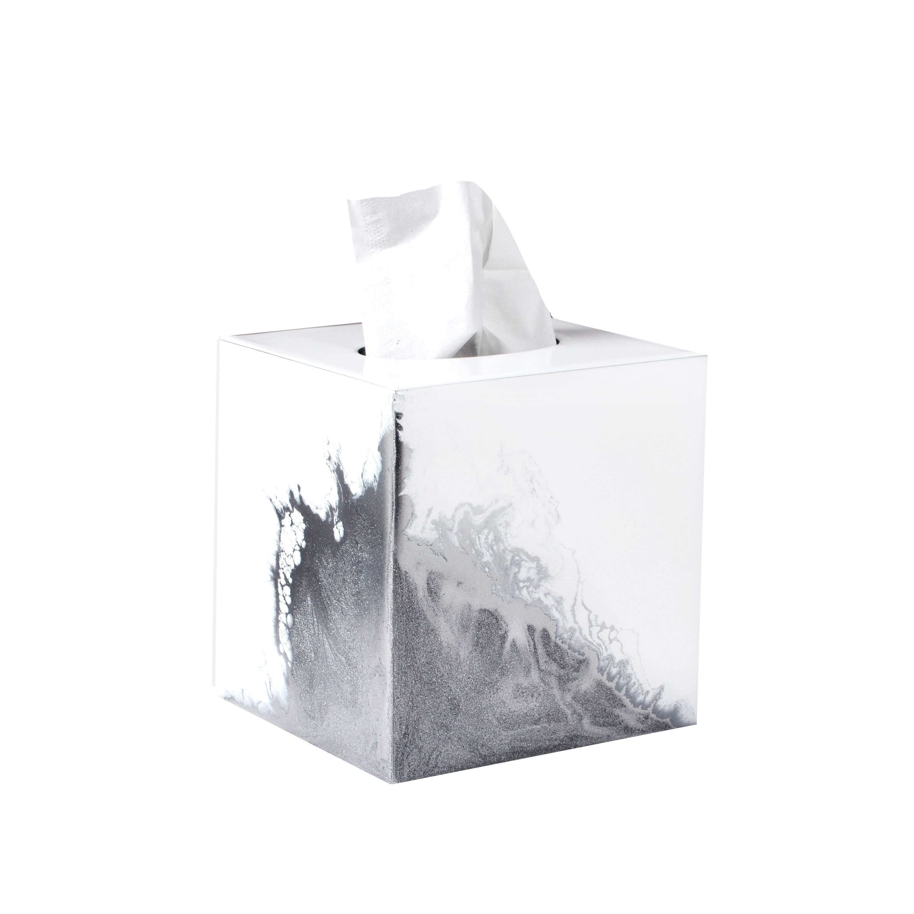 Mike + Ally Tissue Boutique - black bathroom accessories