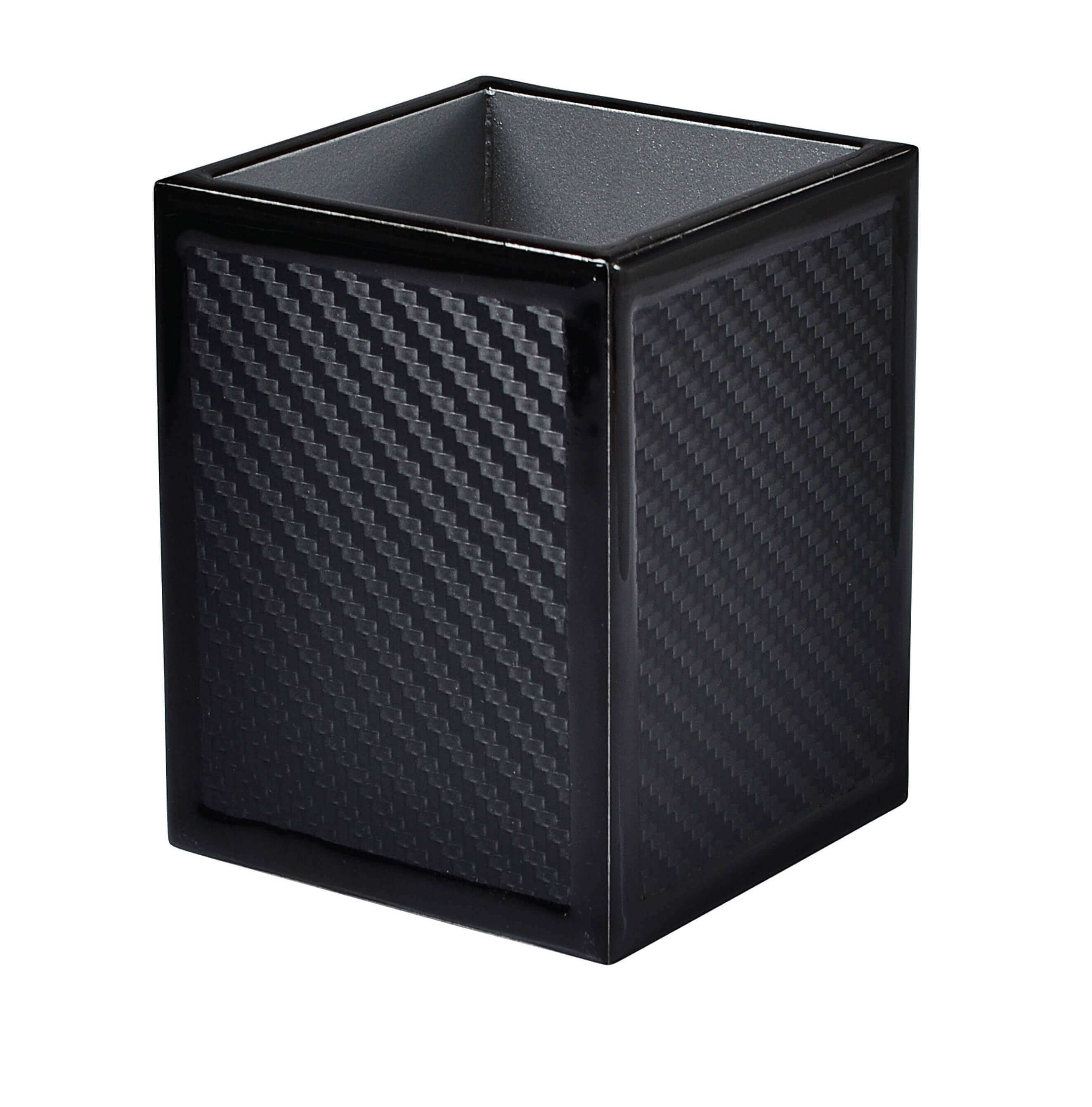 Mike + Ally Le Mans Black Brush holder - Bathroom decor