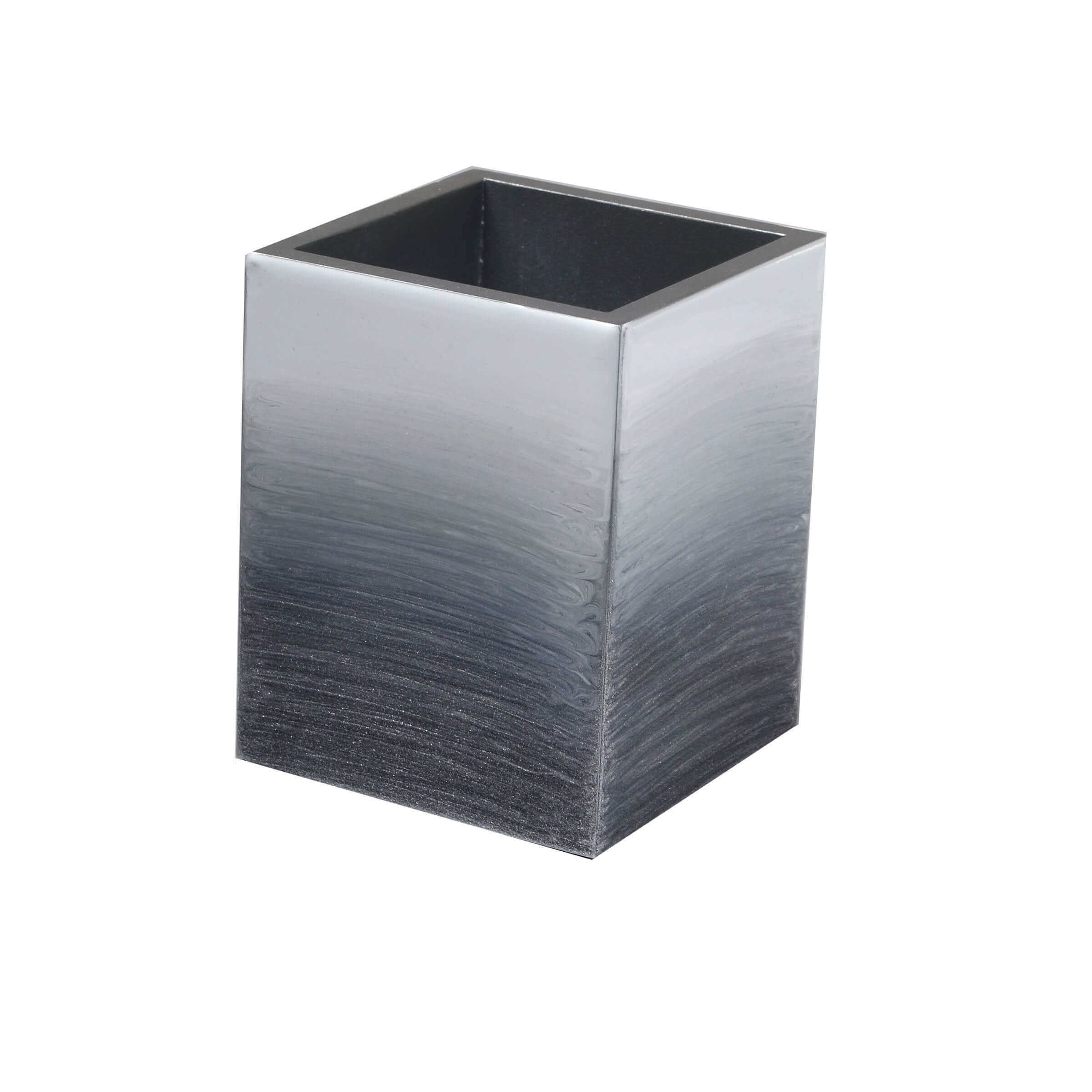Designer Grey make up brush holder - ombre