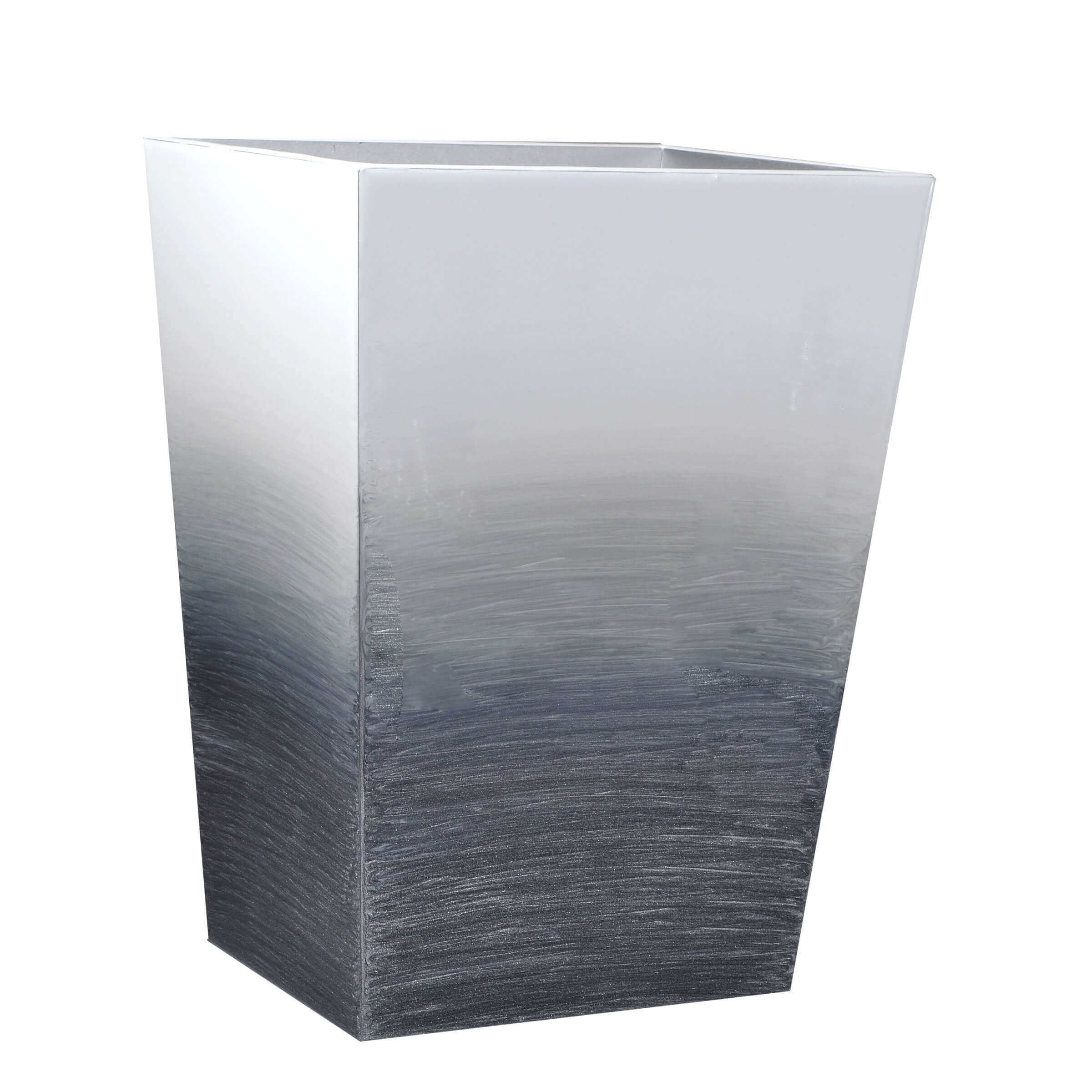 Designer grey wastebasket - ombre