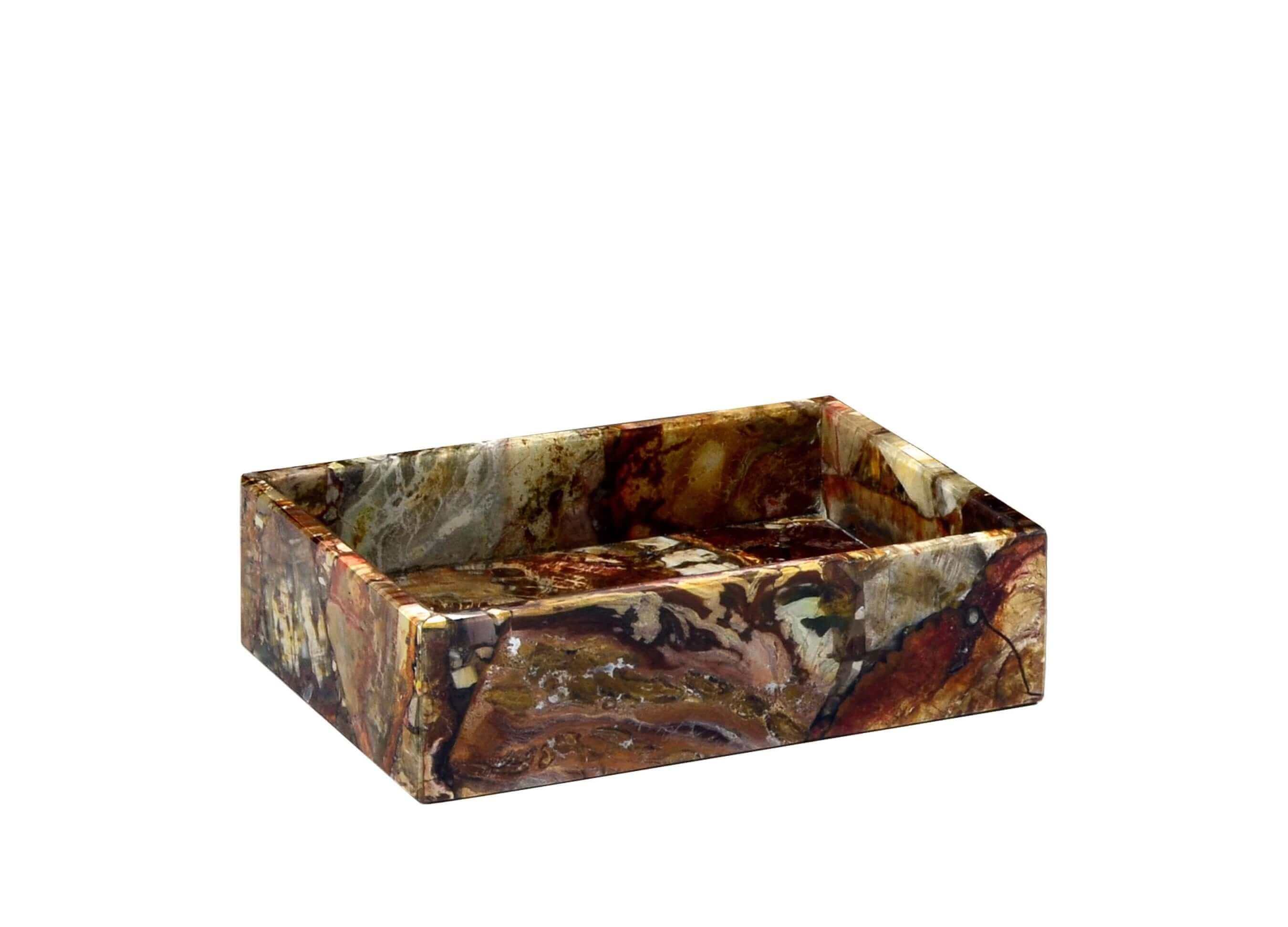 Taj Petrified Soap Dish - Bathroom Decor