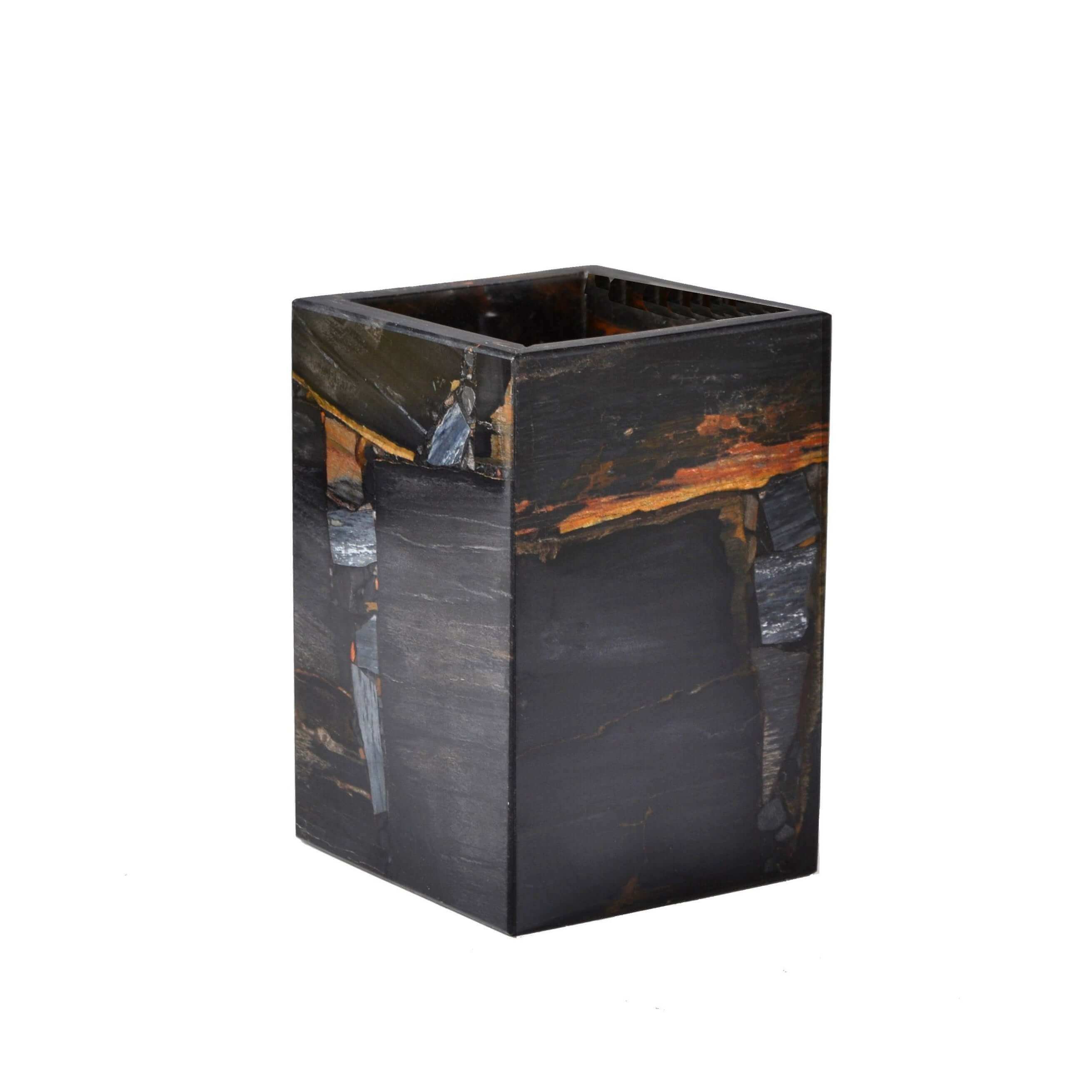 Taj Retro Wood Brush Cup