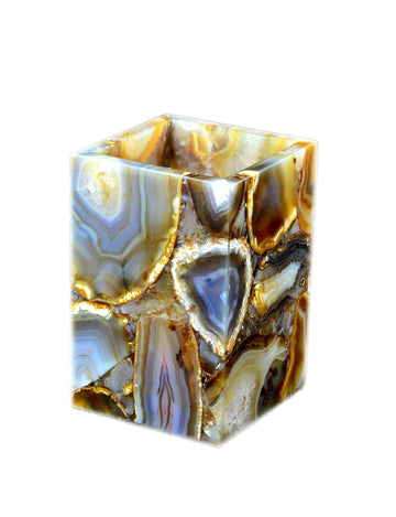 Agate Brush Cup - Gemstone Collection 