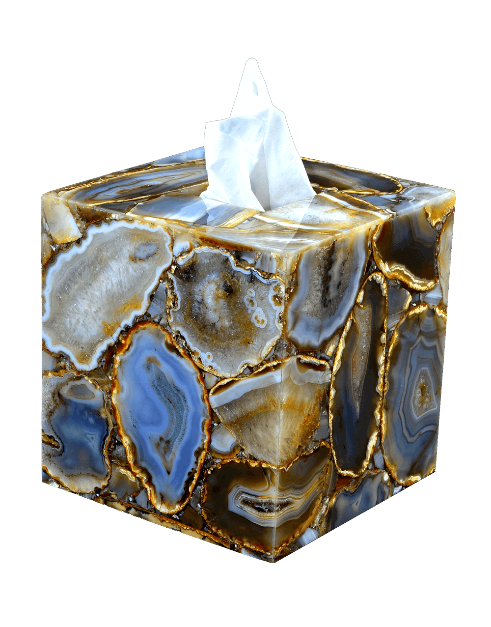Agate gemstone tissue boutique - taj Luxury Gemstone