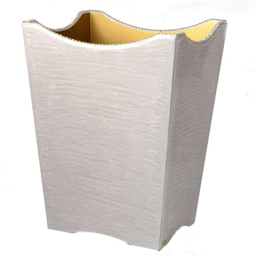 Mike + Ally Audrey Scalloped Wastebasket - Bathroom accessories
