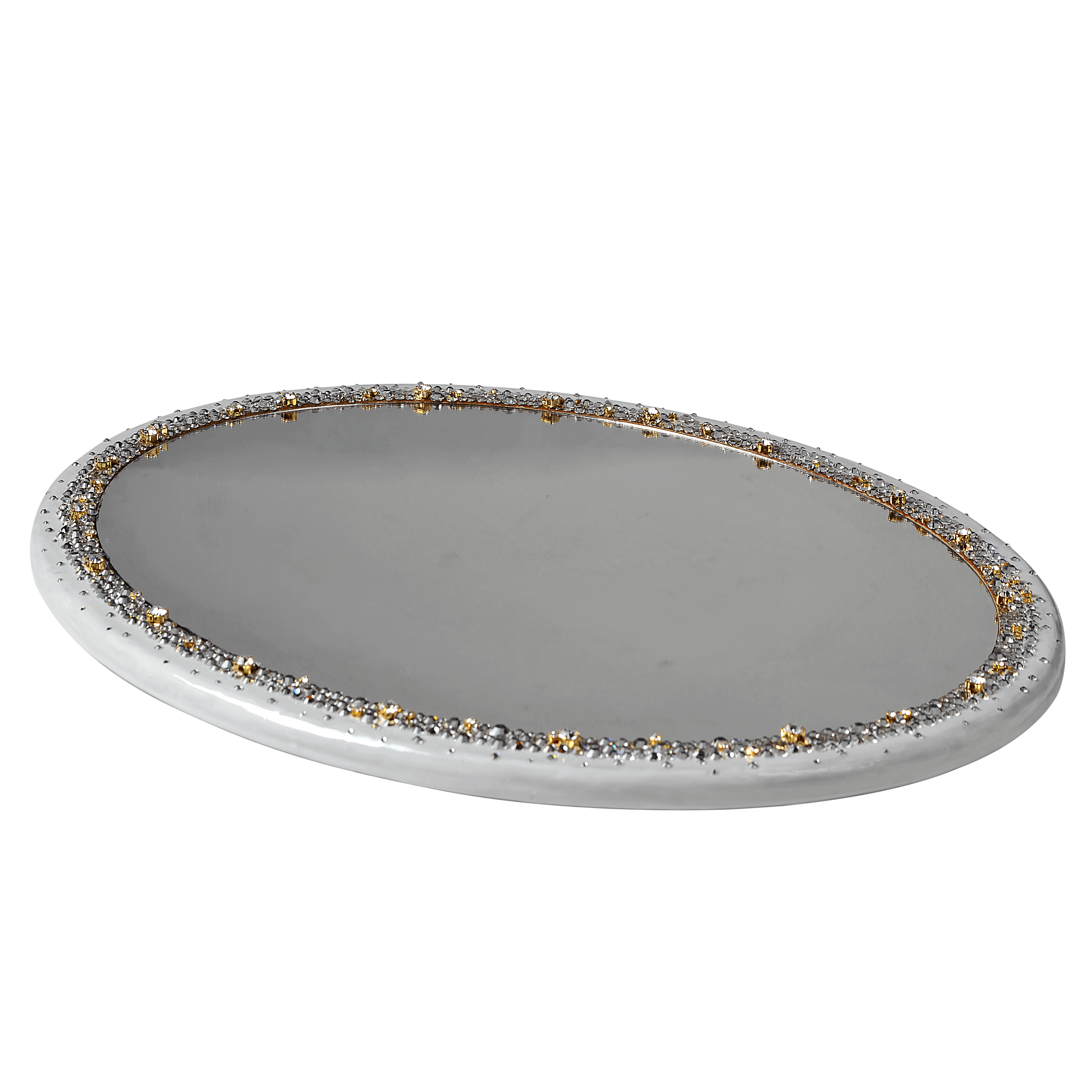 Mike + Ally Duchess Oval Vanity tray - Bathroom decor