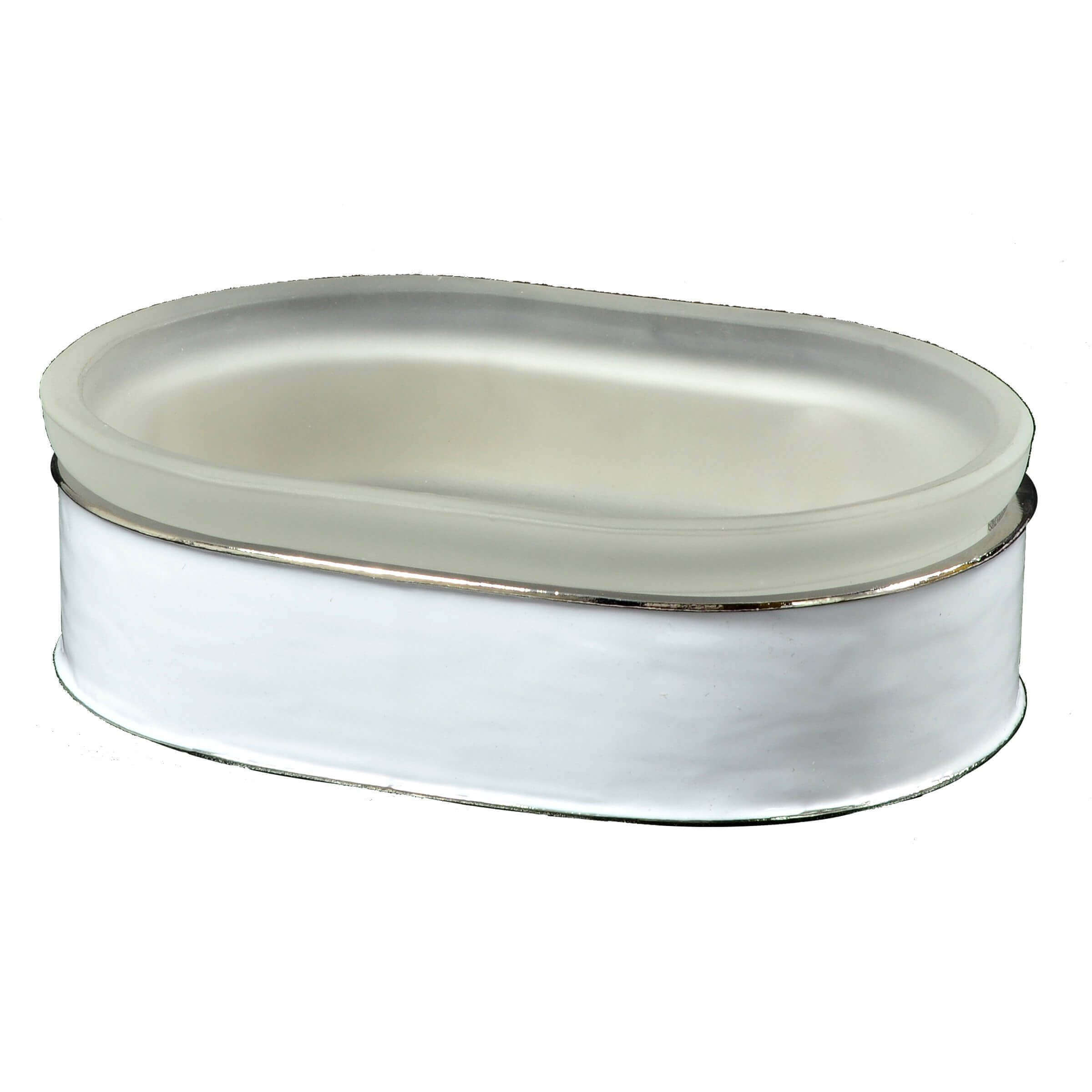 white soap dish - essentials Modern Bath Accessory