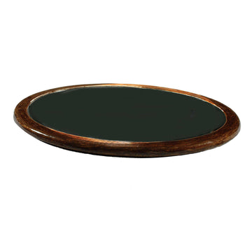 Mike + Ally Essentials Oval Tray - black bathroom accessories