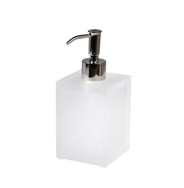Mike + Ally Ice Frosted Snow Lotion Pump - black bathroom accessories