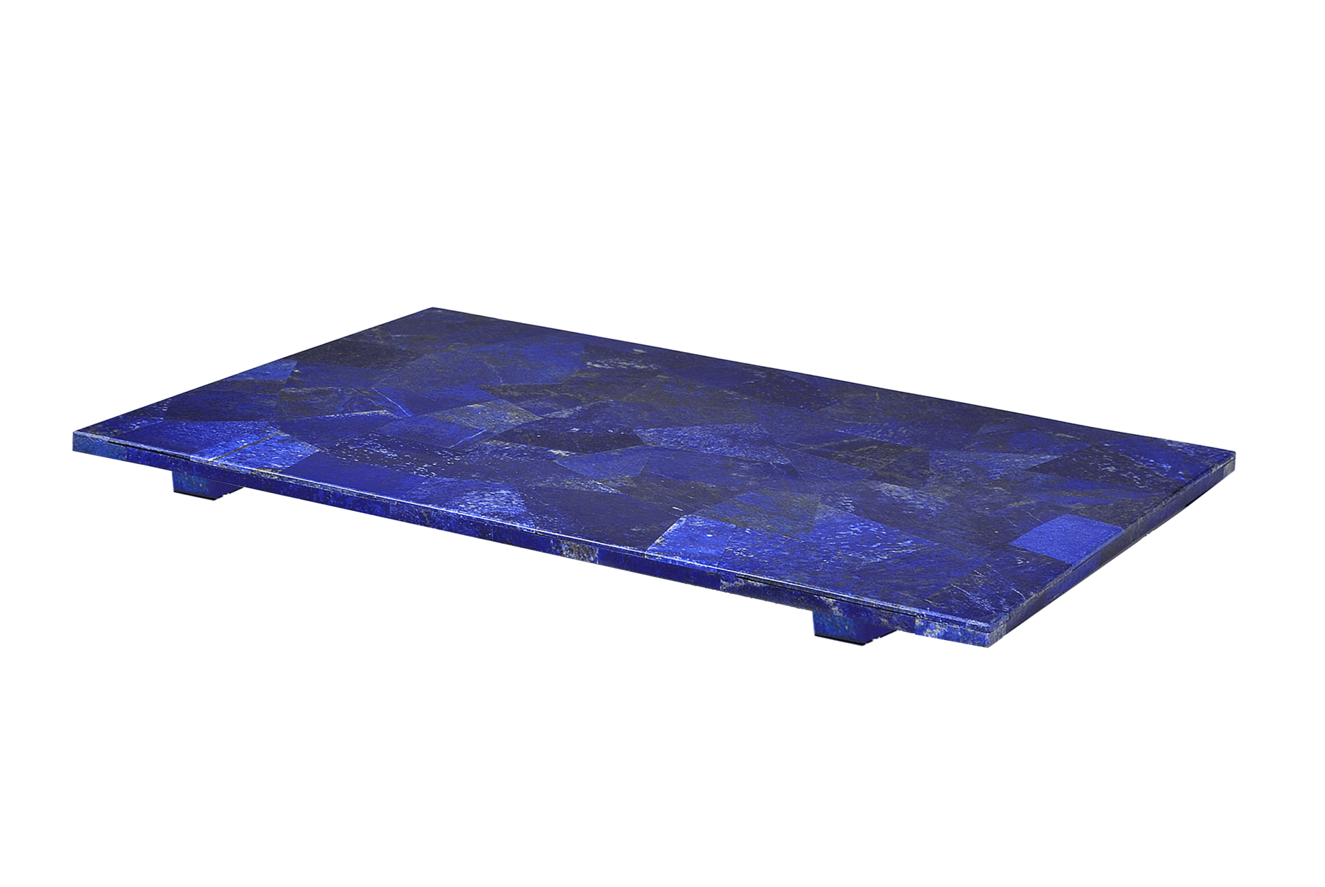 Mike + Ally Taj Lapis Large tray with Feet- Bathroom accessories set