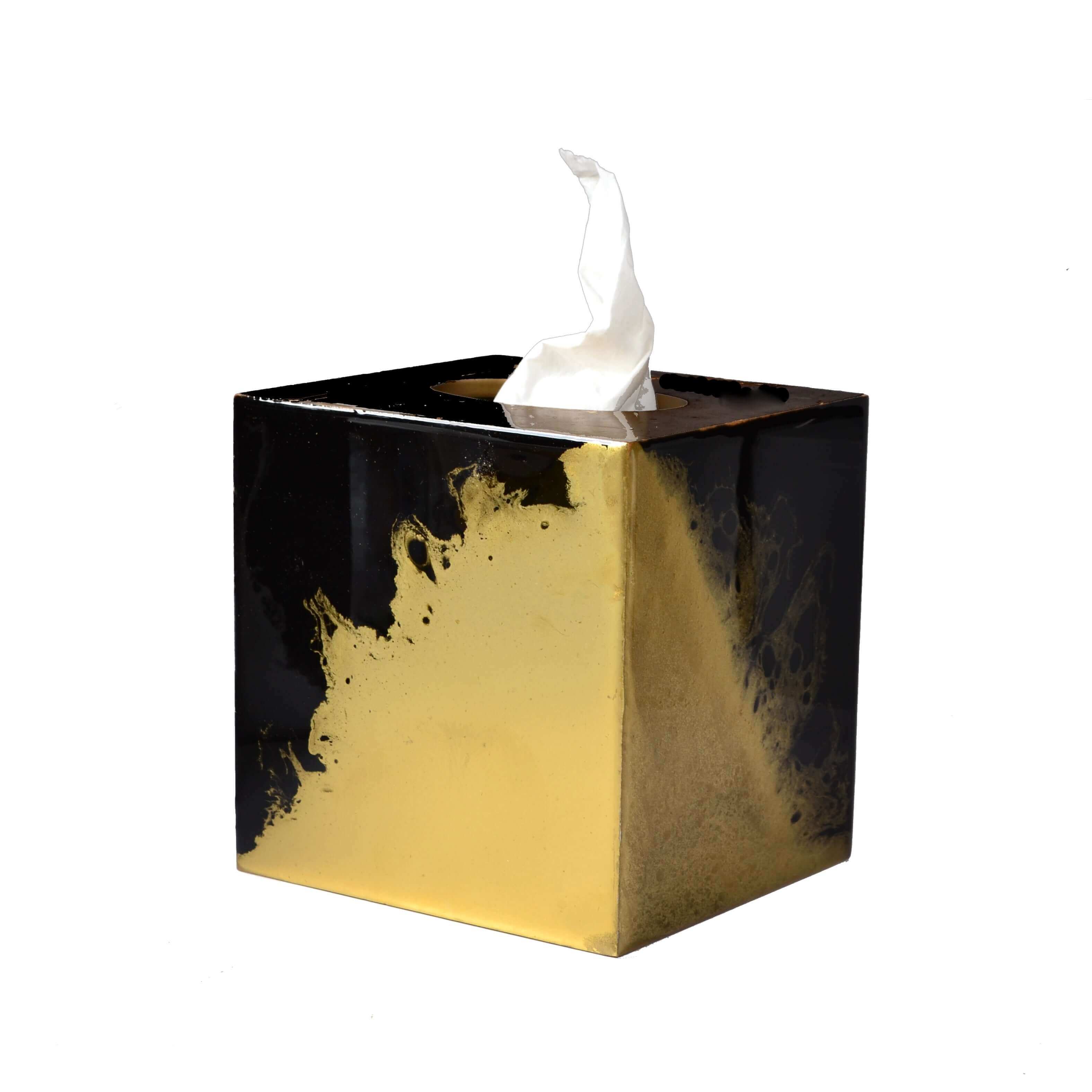 Mike + Ally Tissue Boutique - black bath accessories