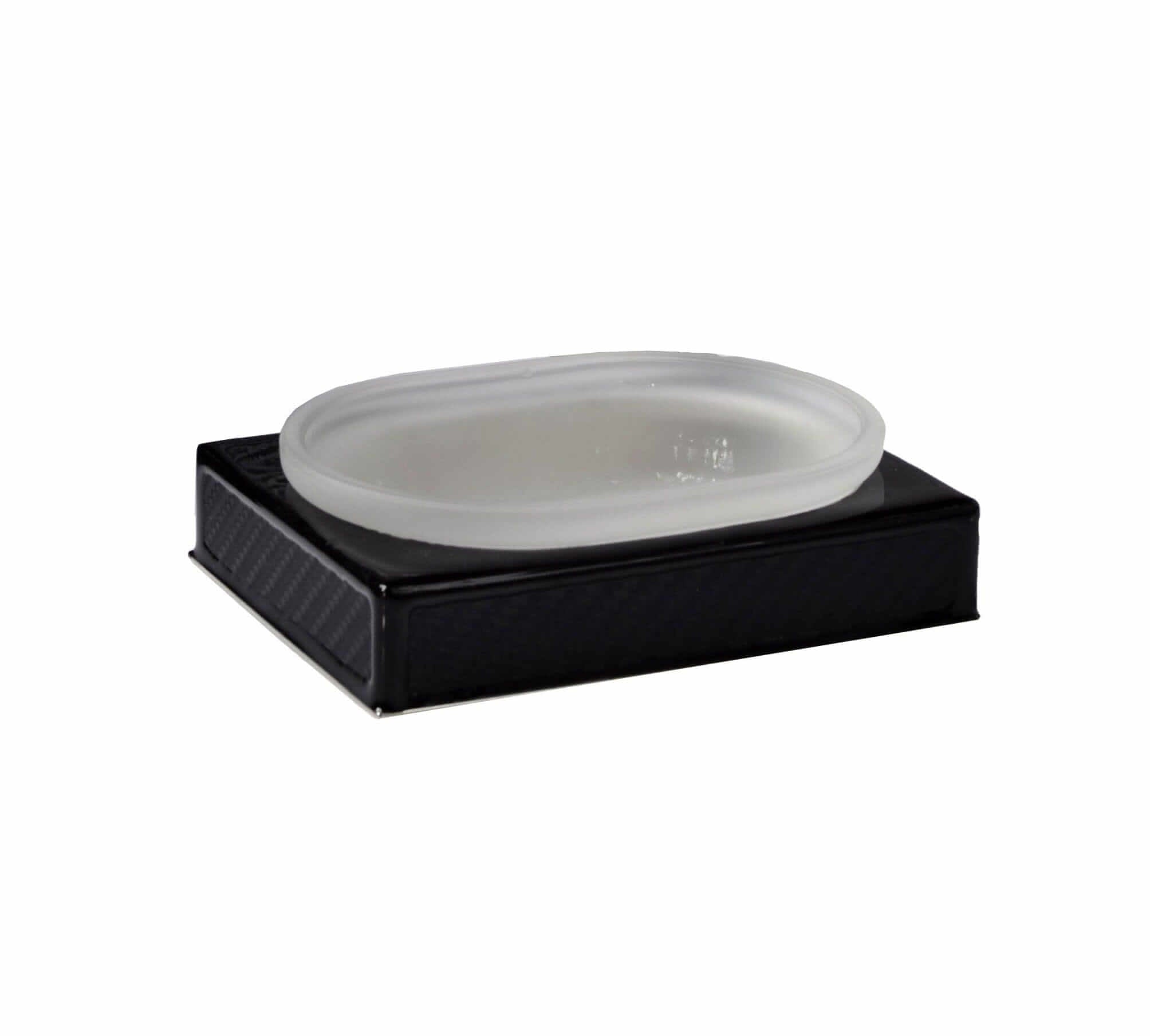 Mike + Ally Le Mans Black Soap Dish - Bathroom decor