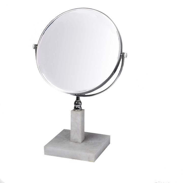 Taj Milky White Mirror - Bathroom Decor