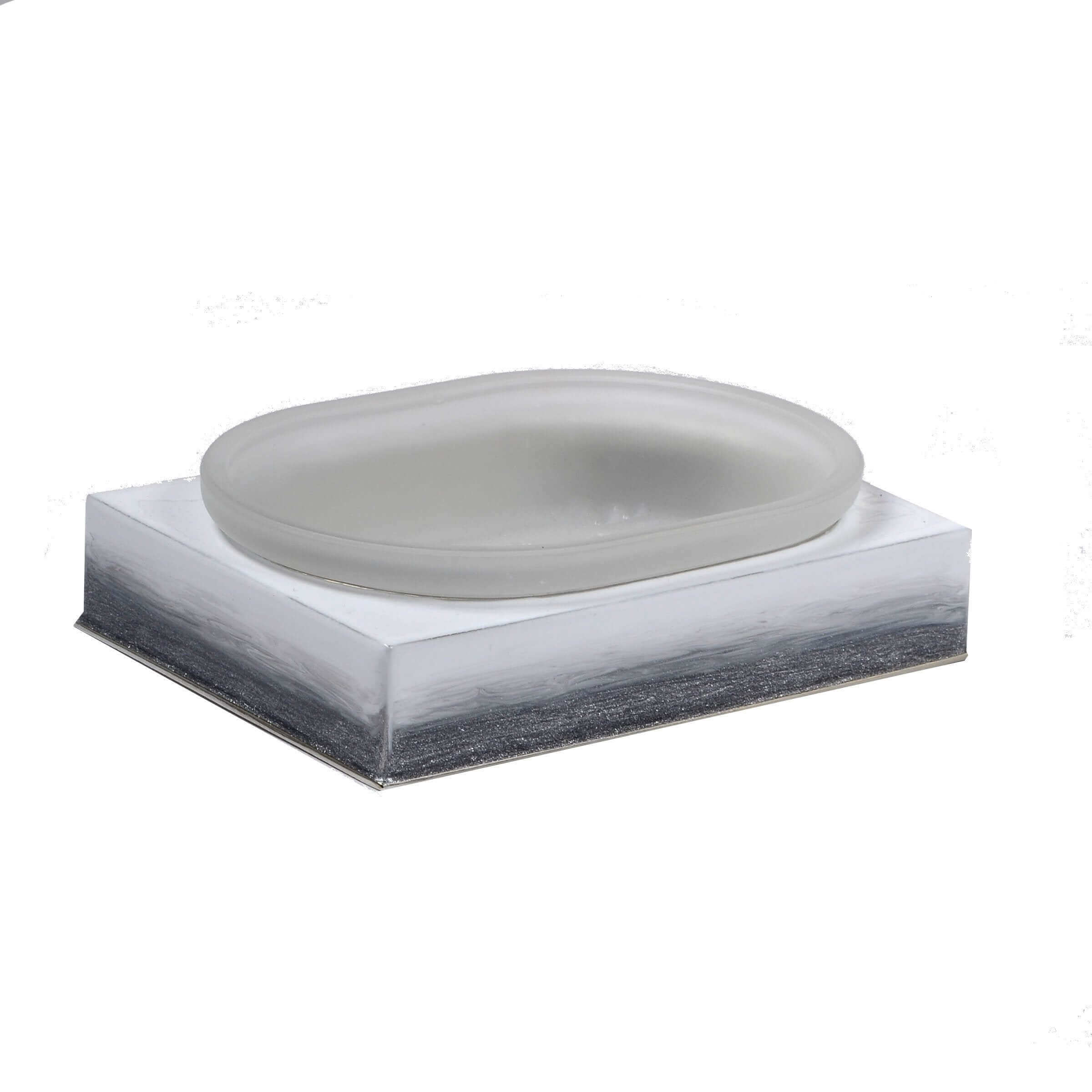 Designer grey soap dish - ombre