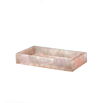 Taj Rose Quartz Vanity tray