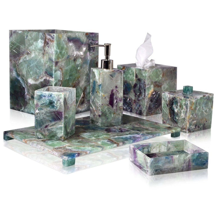 Mike + Ally Collections Gemstone Fluorite - Bathroom accessories