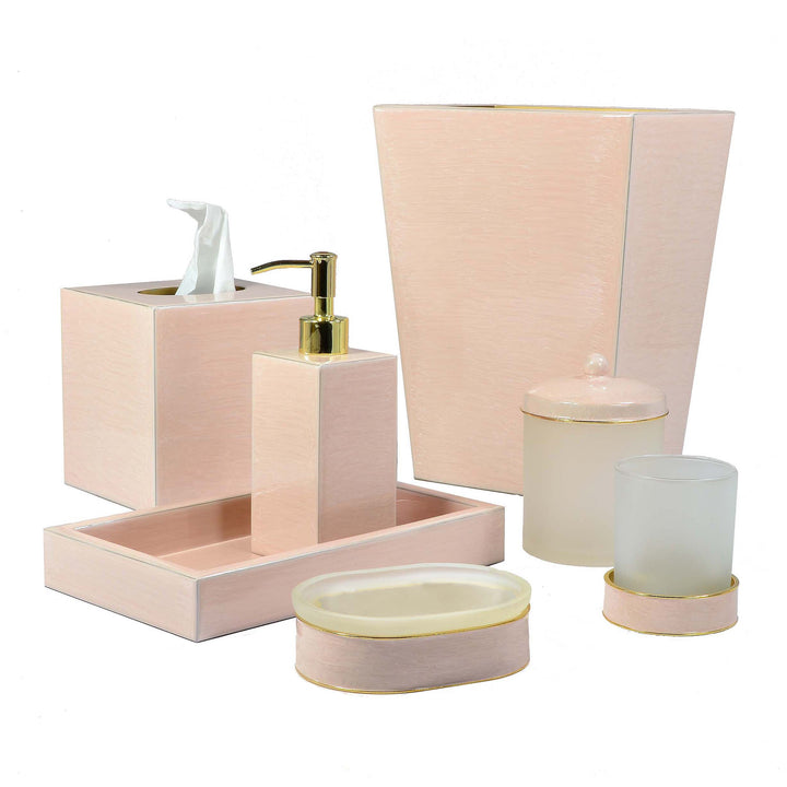 Basic bath accessories in choice of over 48 hand enamel colors