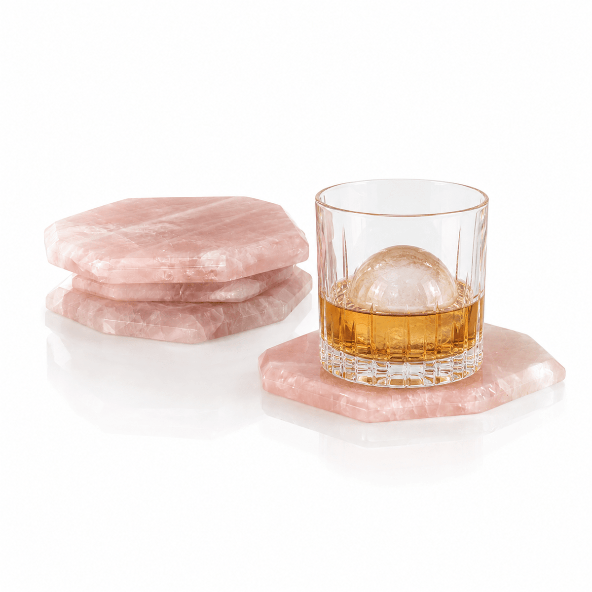 Rose Quartz Coasters