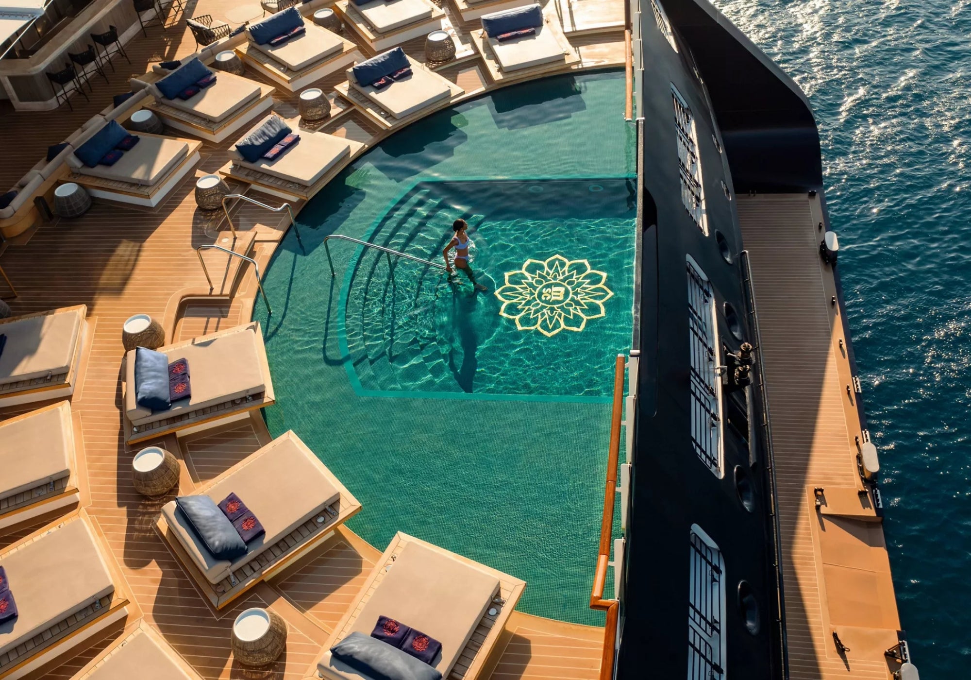 Explora Journeys the uxury cruise line pool