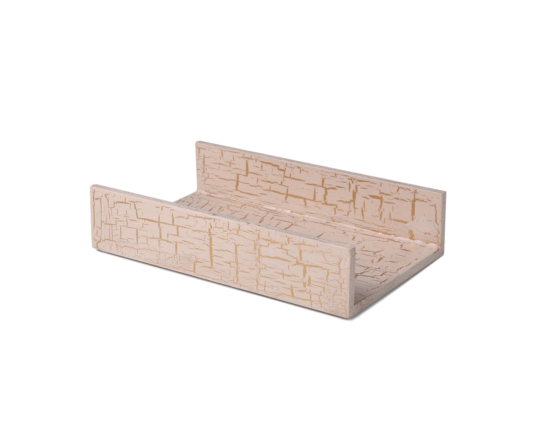 Flat towel holder in distressed wood