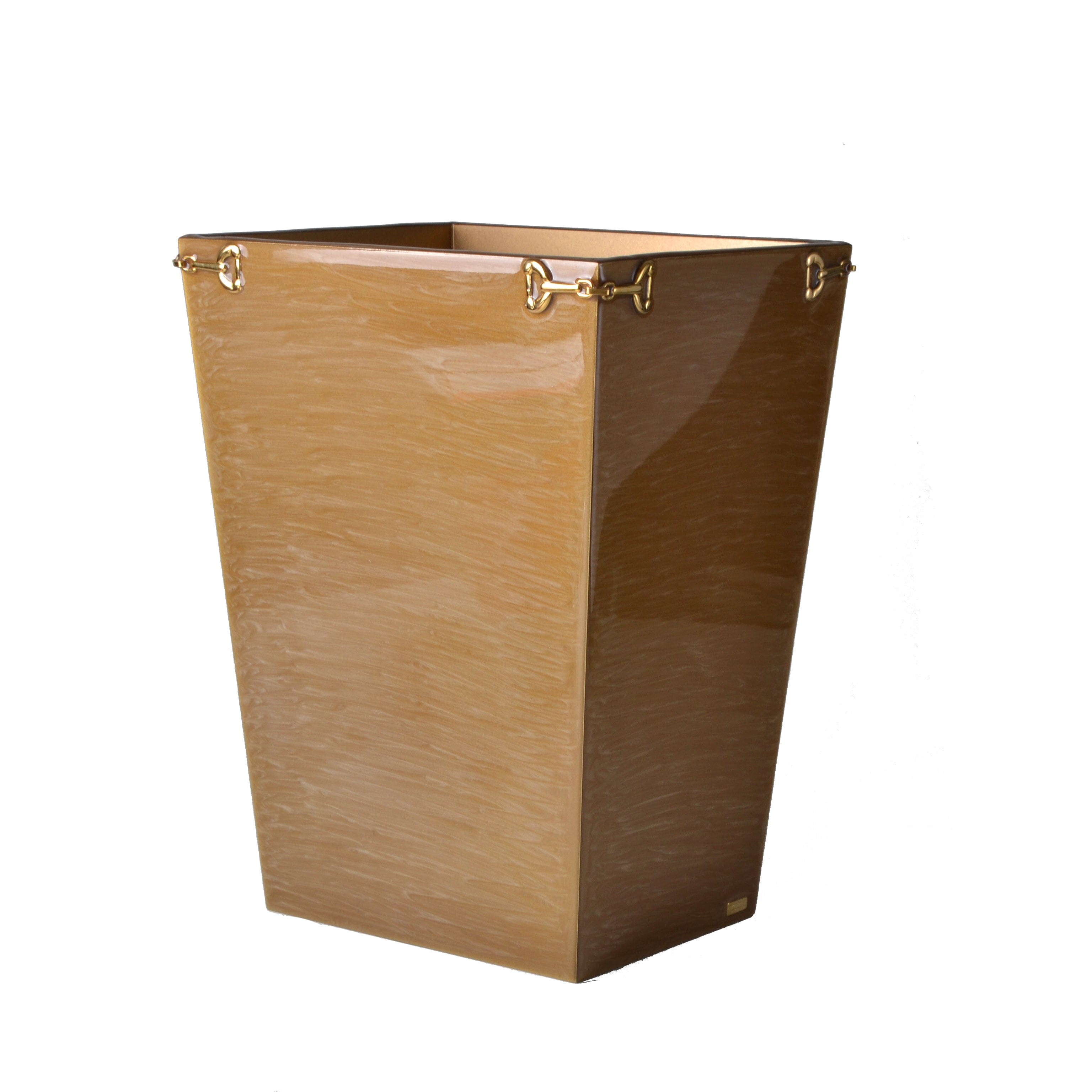 Mike + Ally Hampton Wastebasket